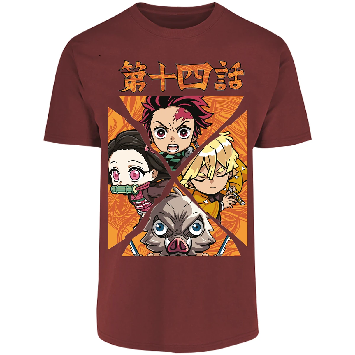 Playera Demon Slayer Demon Salayer Chibi para Adulto 15
