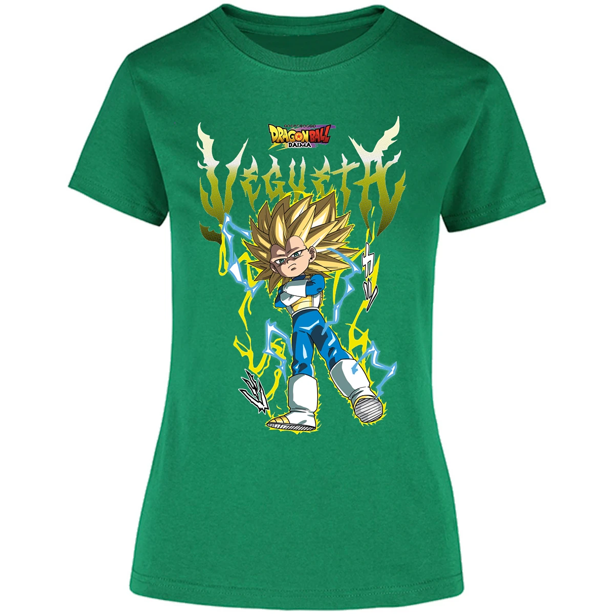 Blusa Dragon Ball Vegeta Daima Ssj3 Blusa para Mujer 15