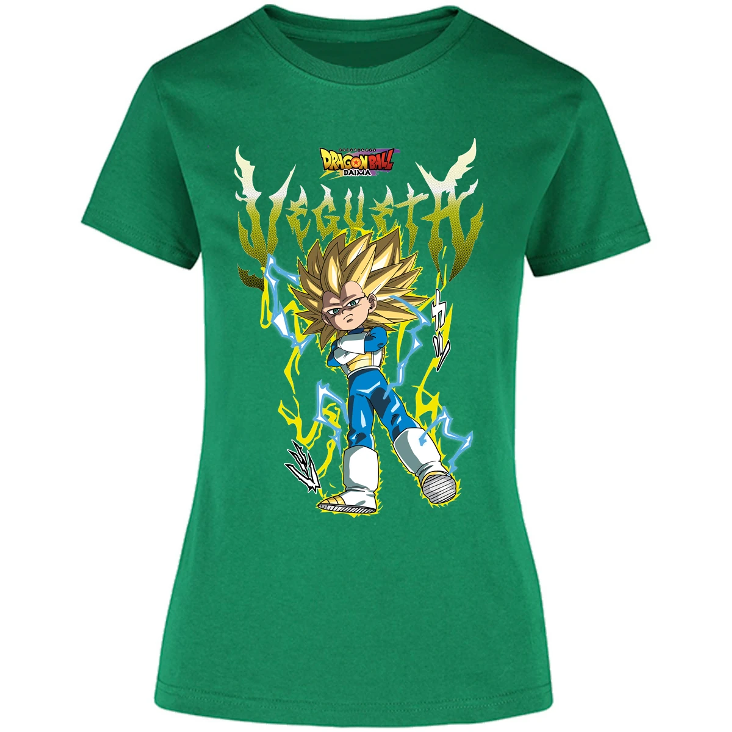 Blusa Dragon Ball Vegeta Daima Ssj3 Blusa para Mujer 15