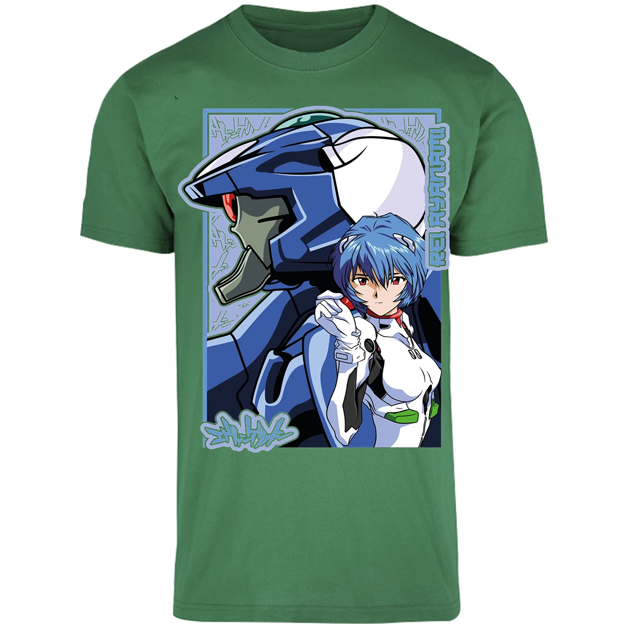 Playera Evangelion Rei Eva 02 para Adulto 46