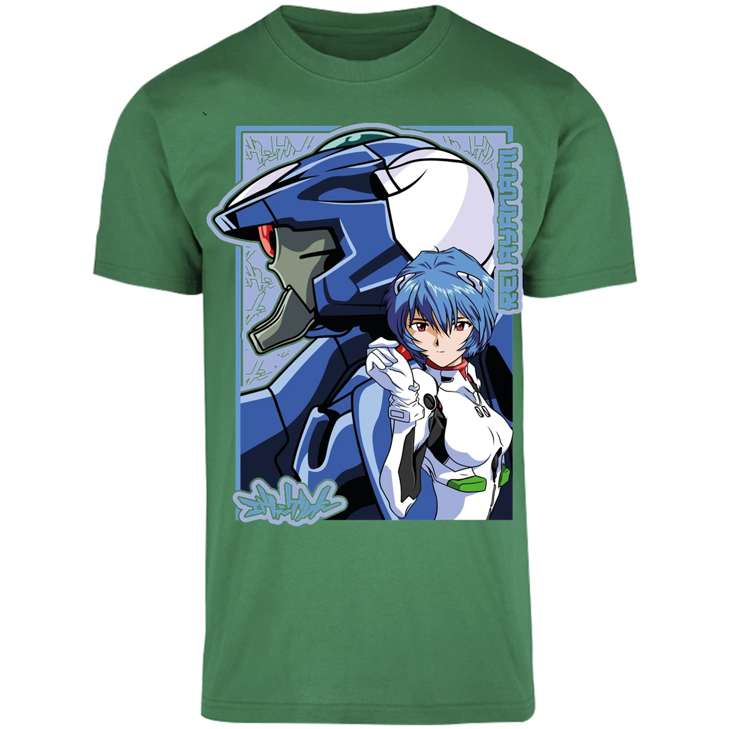 Playera Evangelion Rei Eva 02 para Adulto 46