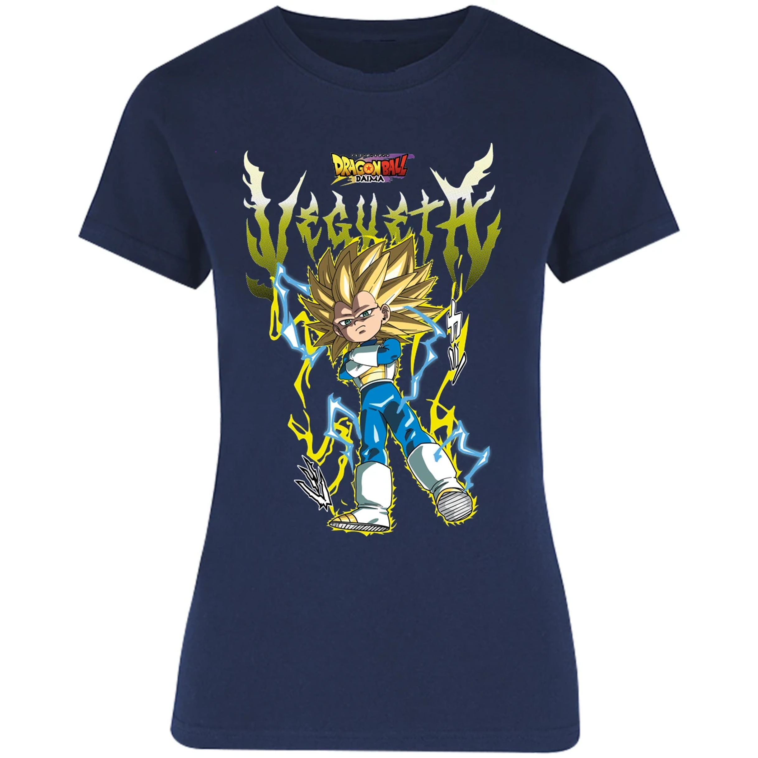 Blusa Dragon Ball Vegeta Daima Ssj3 Blusa para Mujer 18