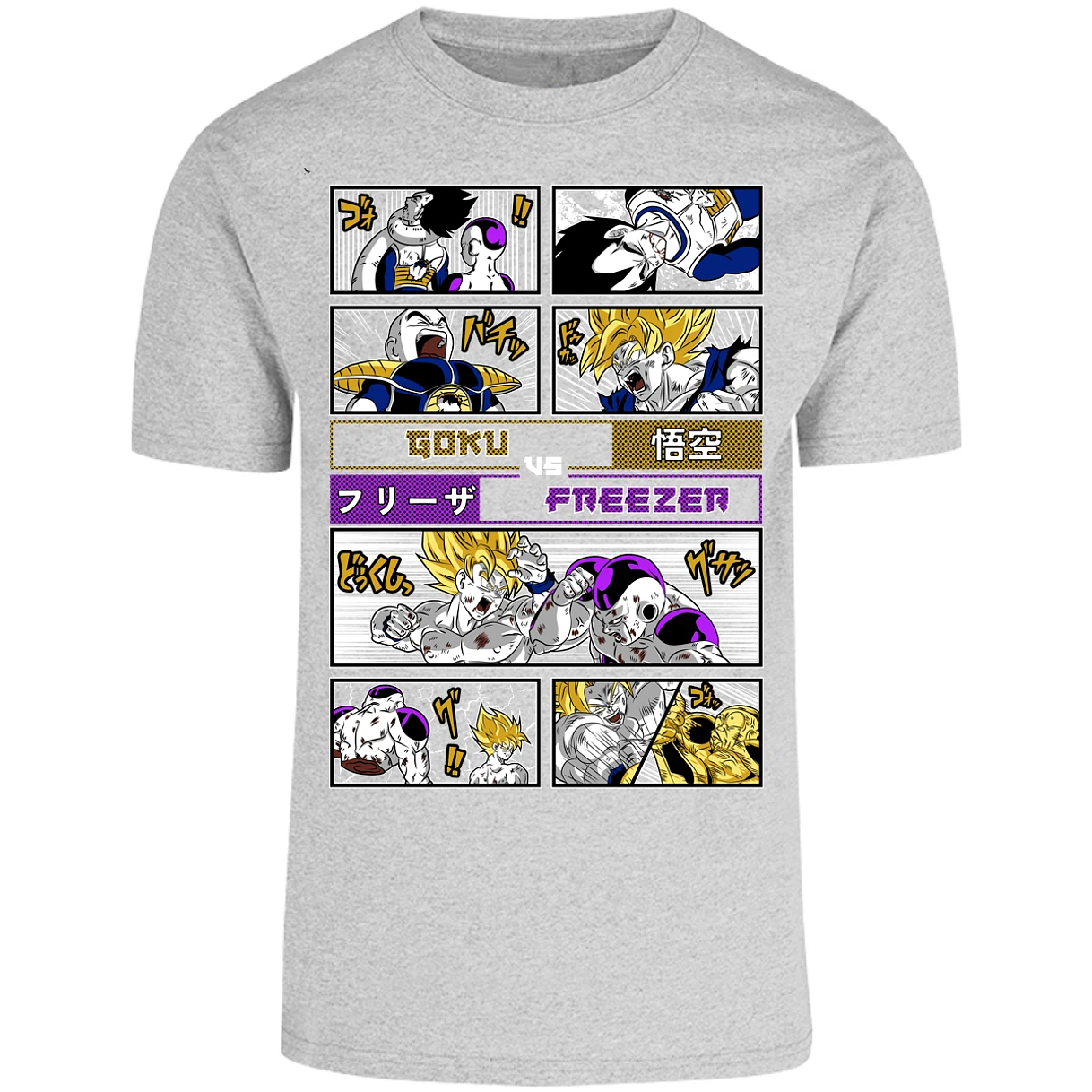 Playera Dragon Ball Goku Vs Freezer para Adulto 12