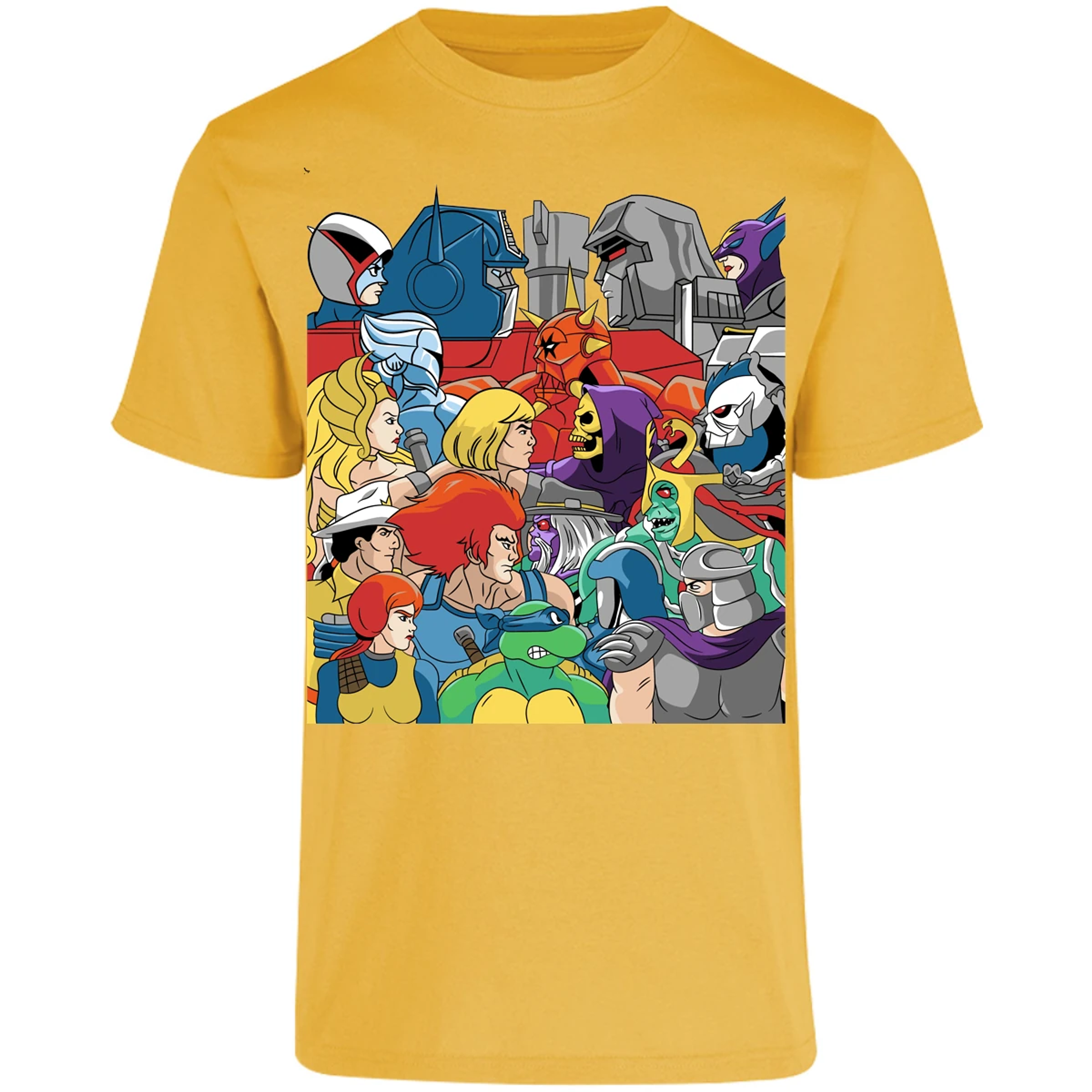 Playera Es De Series Y Peliculas Heroes Y Villanos Retro para Adulto 5