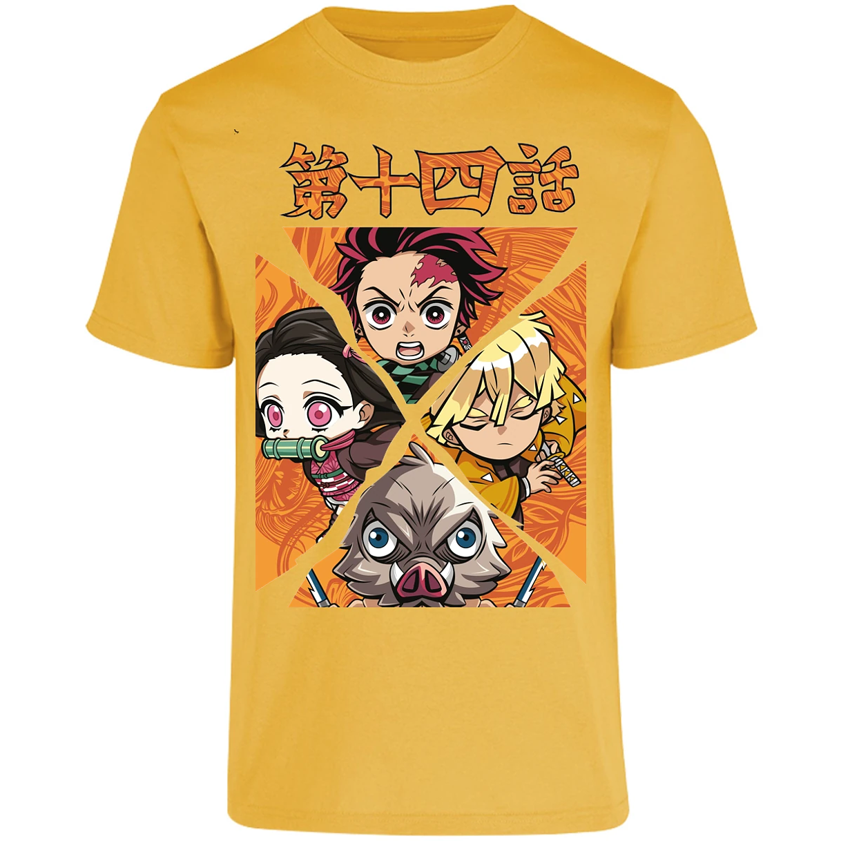 Playera Demon Slayer Demon Salayer Chibi para Adulto 5