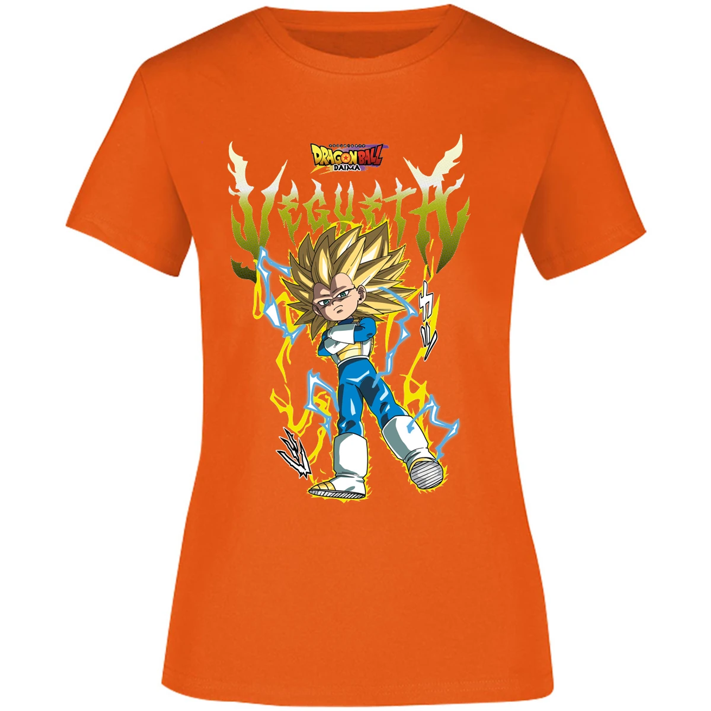Blusa Dragon Ball Vegeta Daima Ssj3 Blusa para Mujer 16