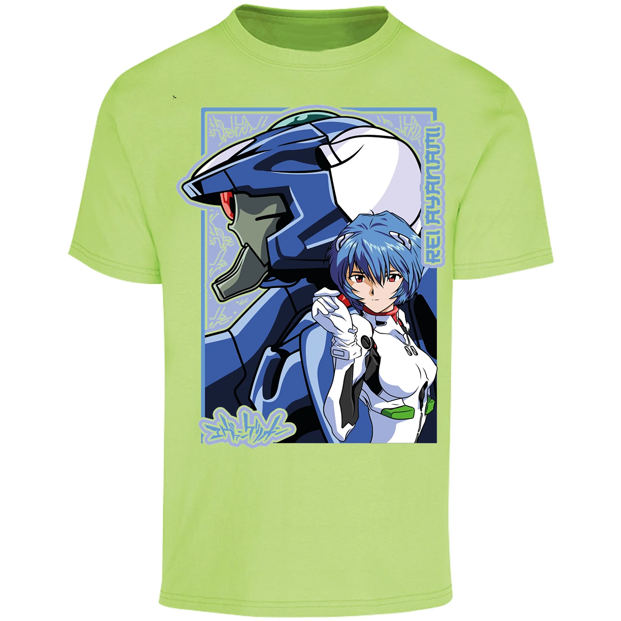 Playera Evangelion Rei Eva 02 para Adulto 21