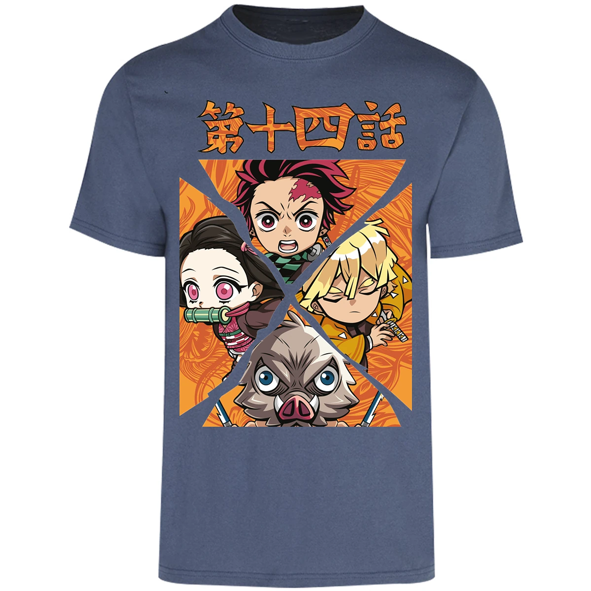 Playera Demon Slayer Demon Salayer Chibi para Adulto 13