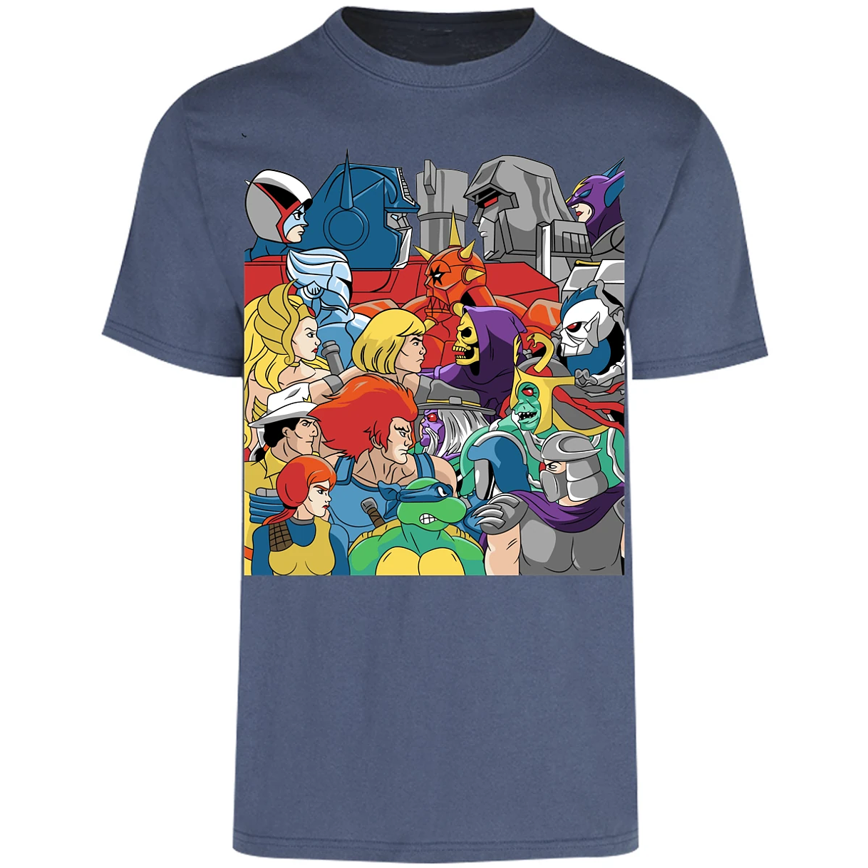 Playera Es De Series Y Peliculas Heroes Y Villanos Retro para Adulto 8