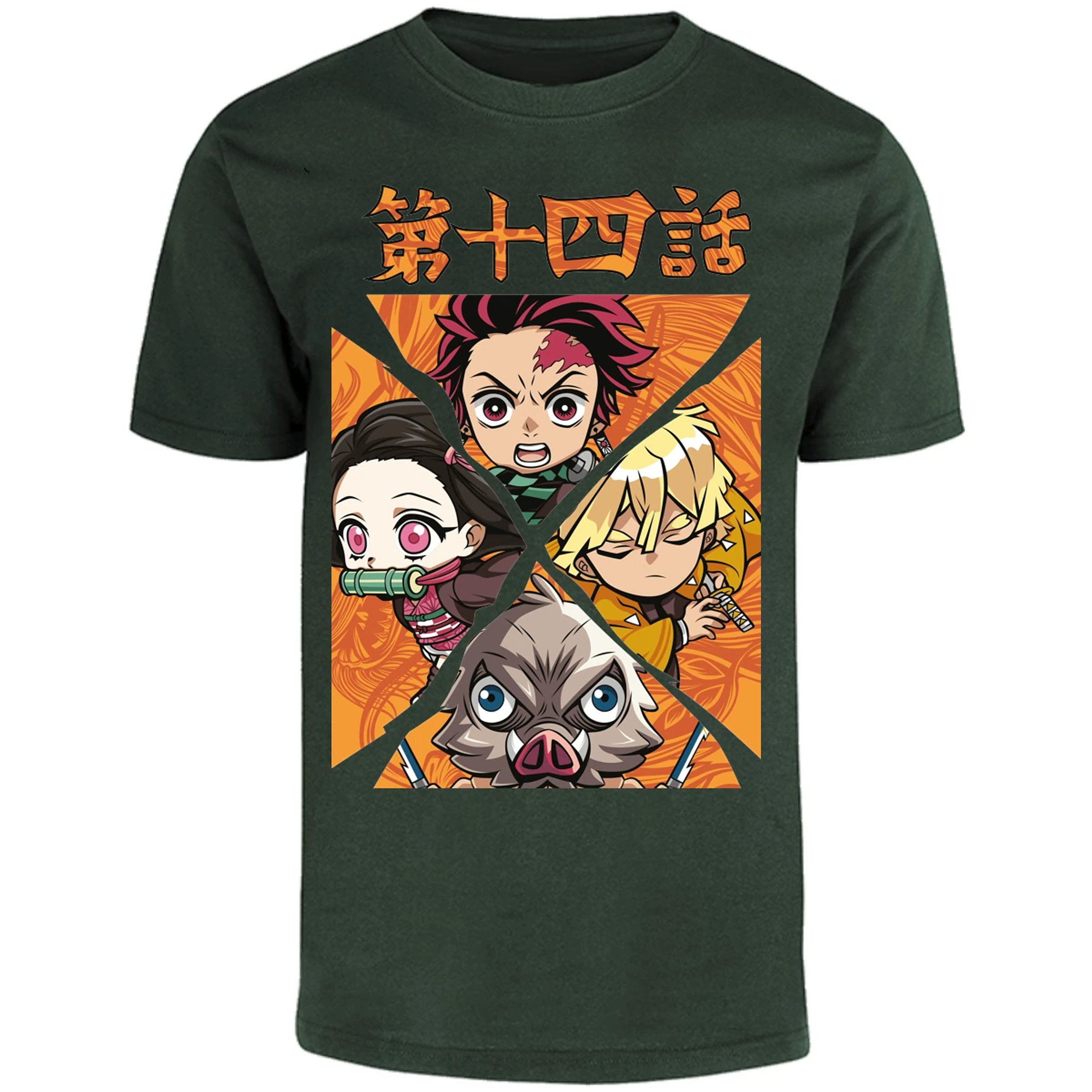 Playera Demon Slayer Demon Salayer Chibi para Adulto 22