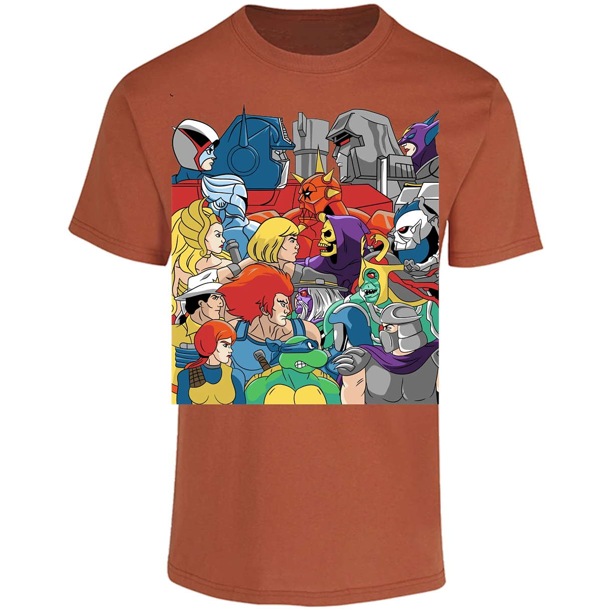 Playera Es De Series Y Peliculas Heroes Y Villanos Retro para Adulto 11