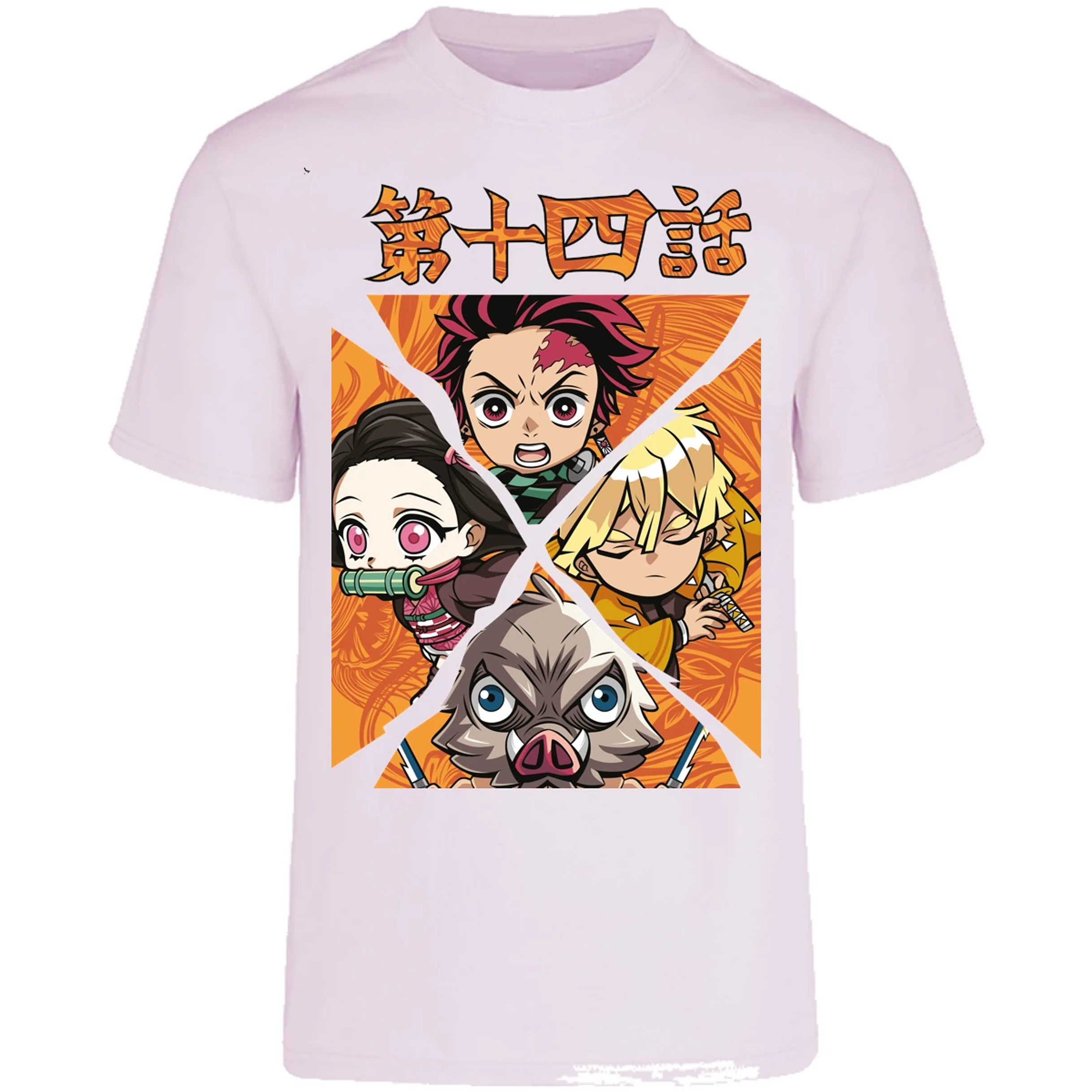 Playera Demon Slayer Demon Salayer Chibi para Adulto 25