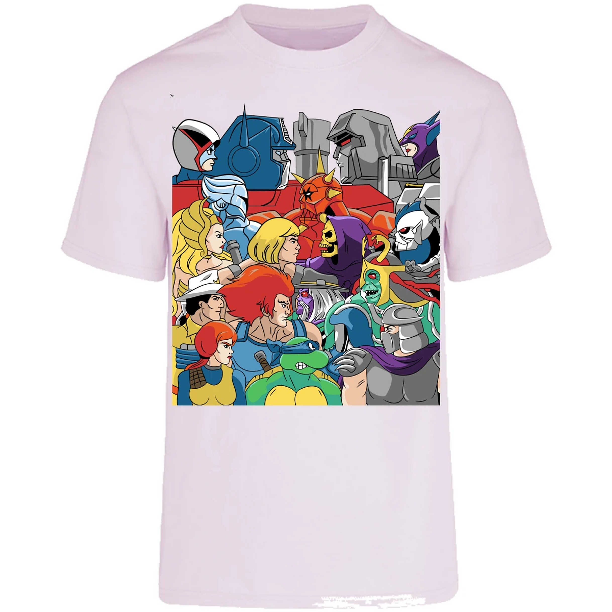 Playera Es De Series Y Peliculas Heroes Y Villanos Retro para Adulto 15