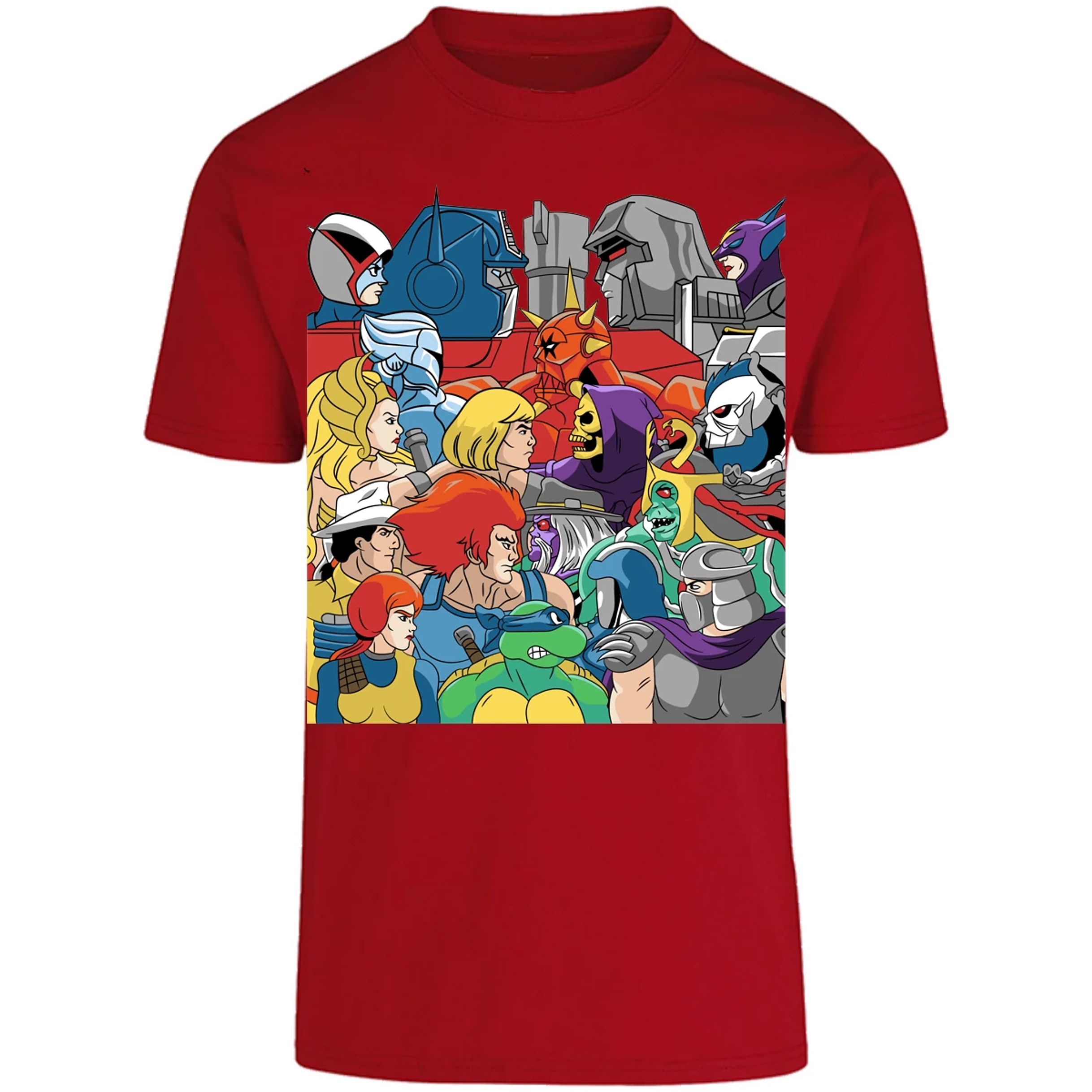 Playera Es De Series Y Peliculas Heroes Y Villanos Retro para Adulto 29