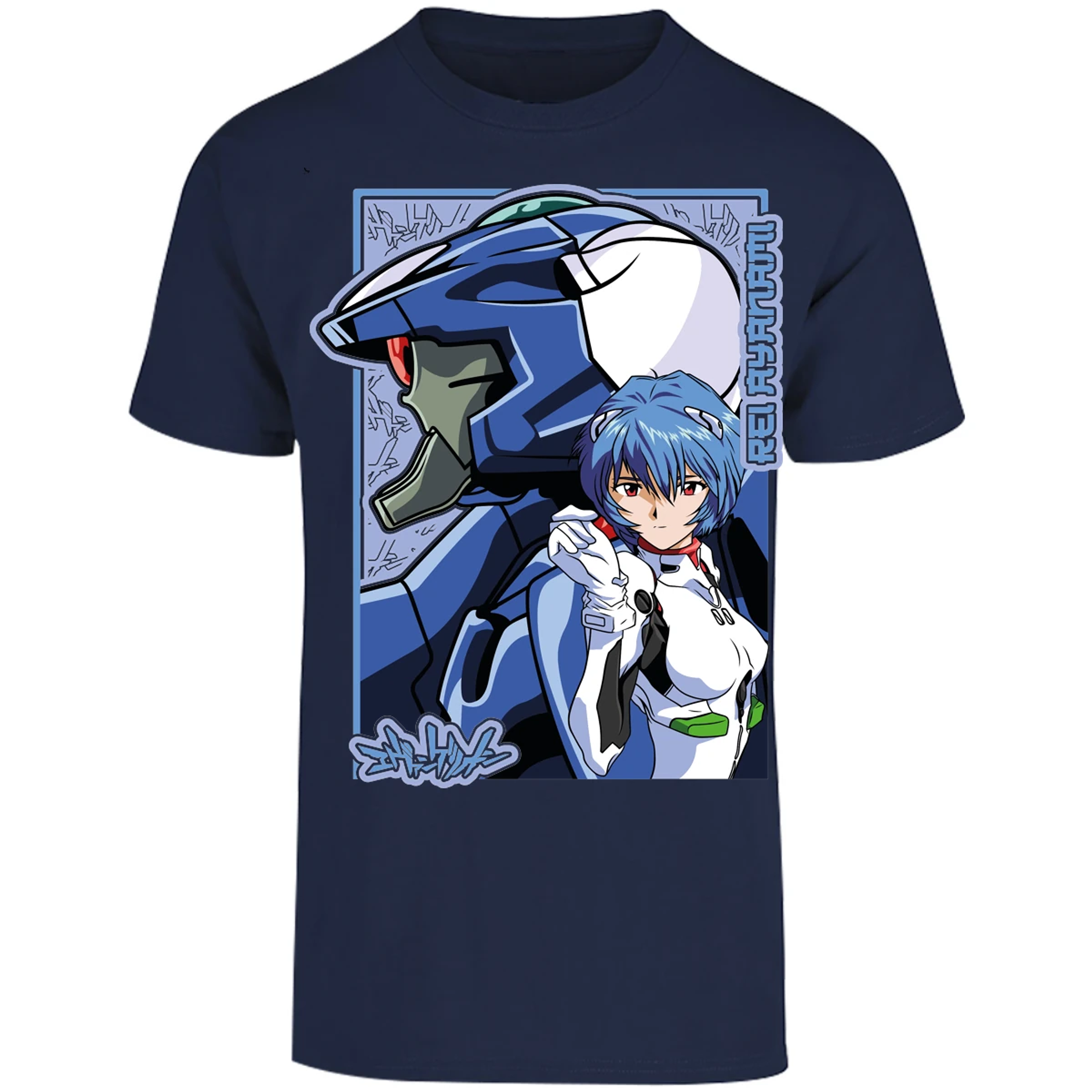 Playera Evangelion Rei Eva 02 para Adulto 3