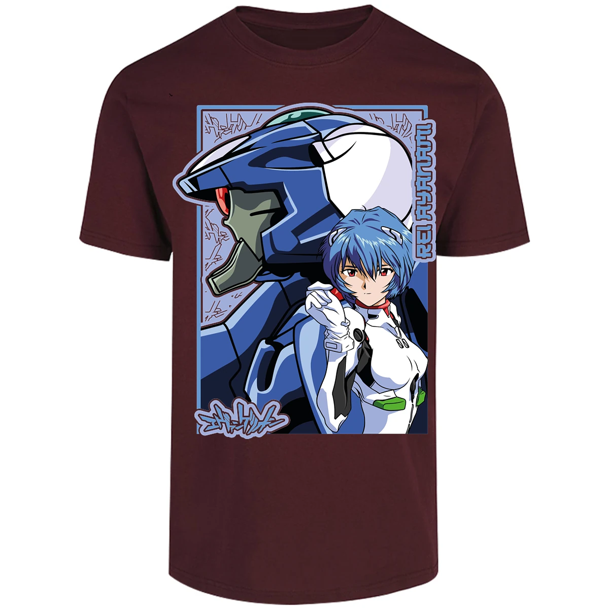 Playera Evangelion Rei Eva 02 para Adulto 44