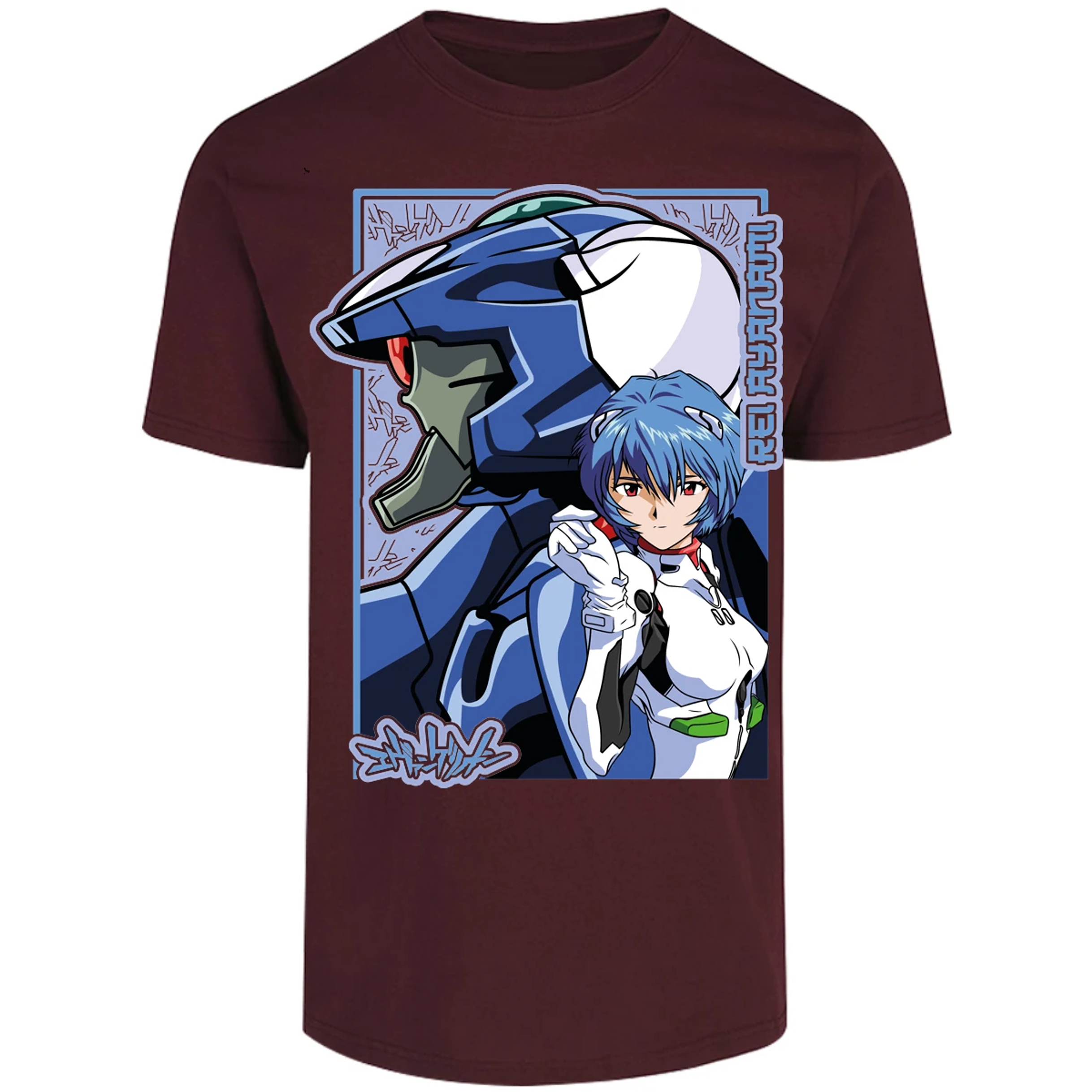 Playera Evangelion Rei Eva 02 para Adulto 44