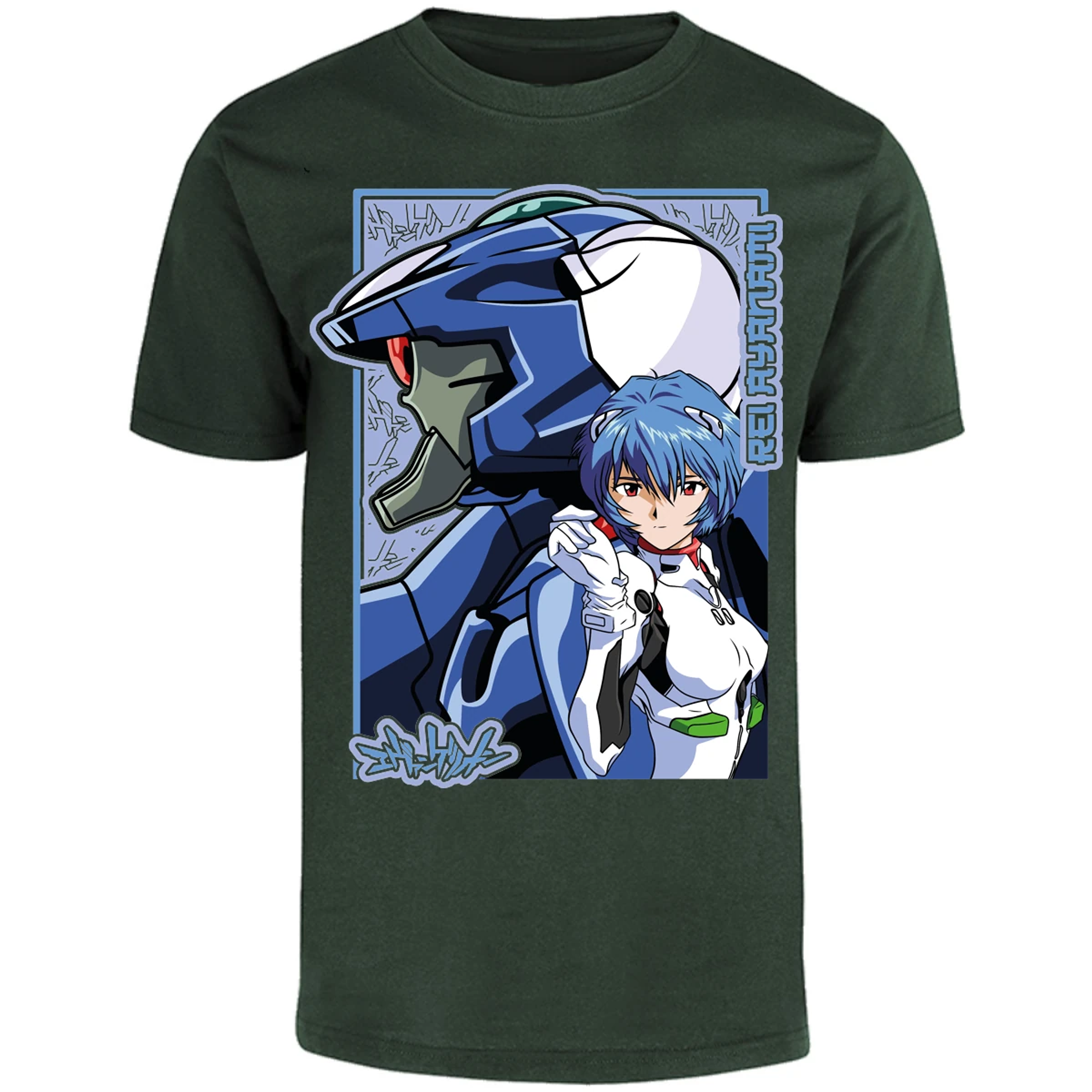 Playera Evangelion Rei Eva 02 para Adulto 7