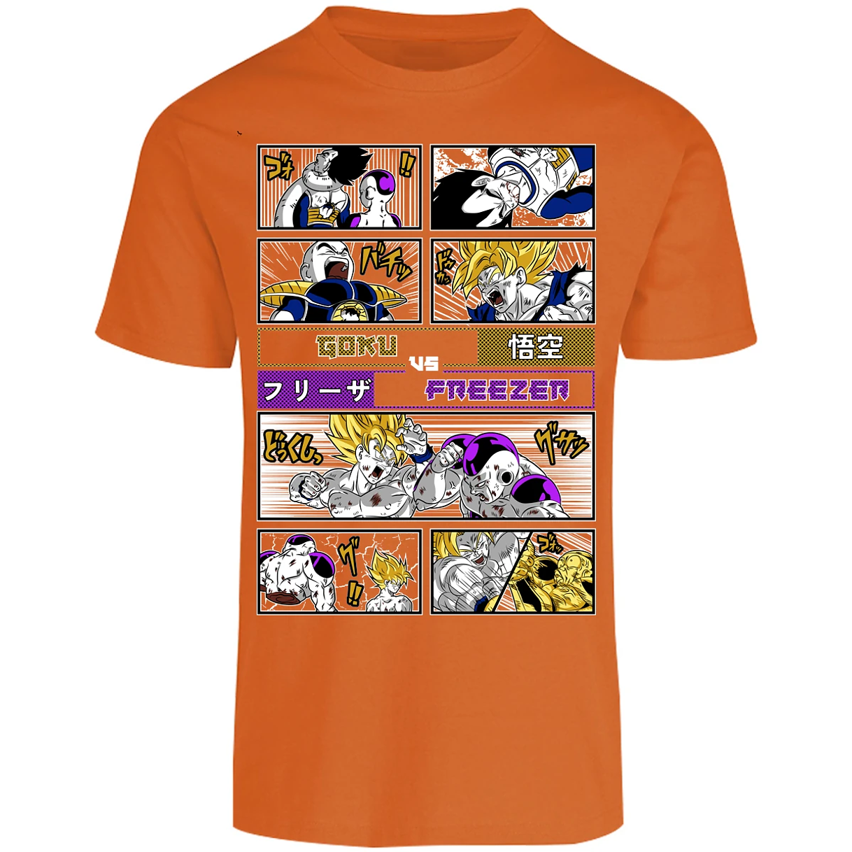 Playera Dragon Ball Goku Vs Freezer para Adulto 15
