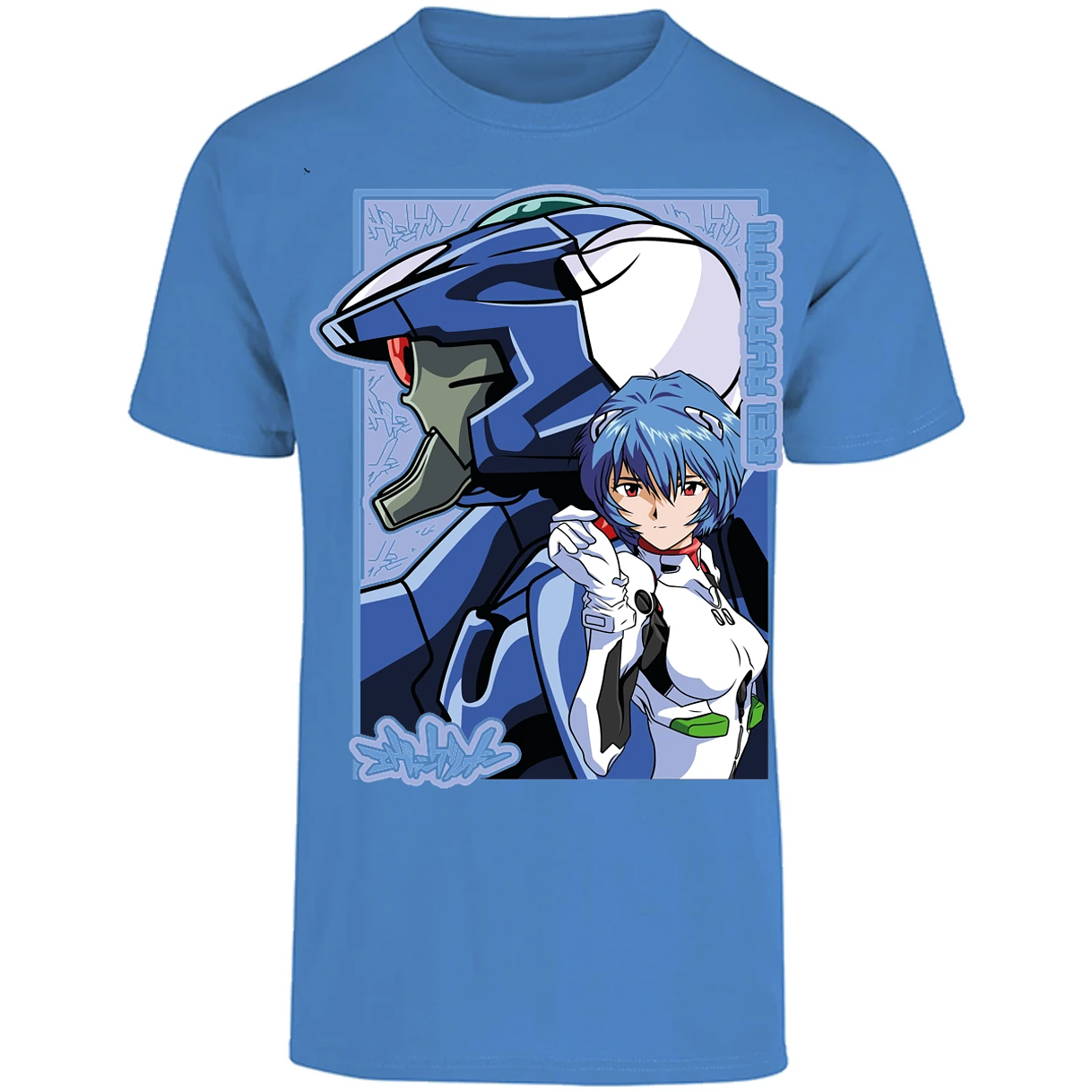 Playera Evangelion Rei Eva 02 para Adulto 43