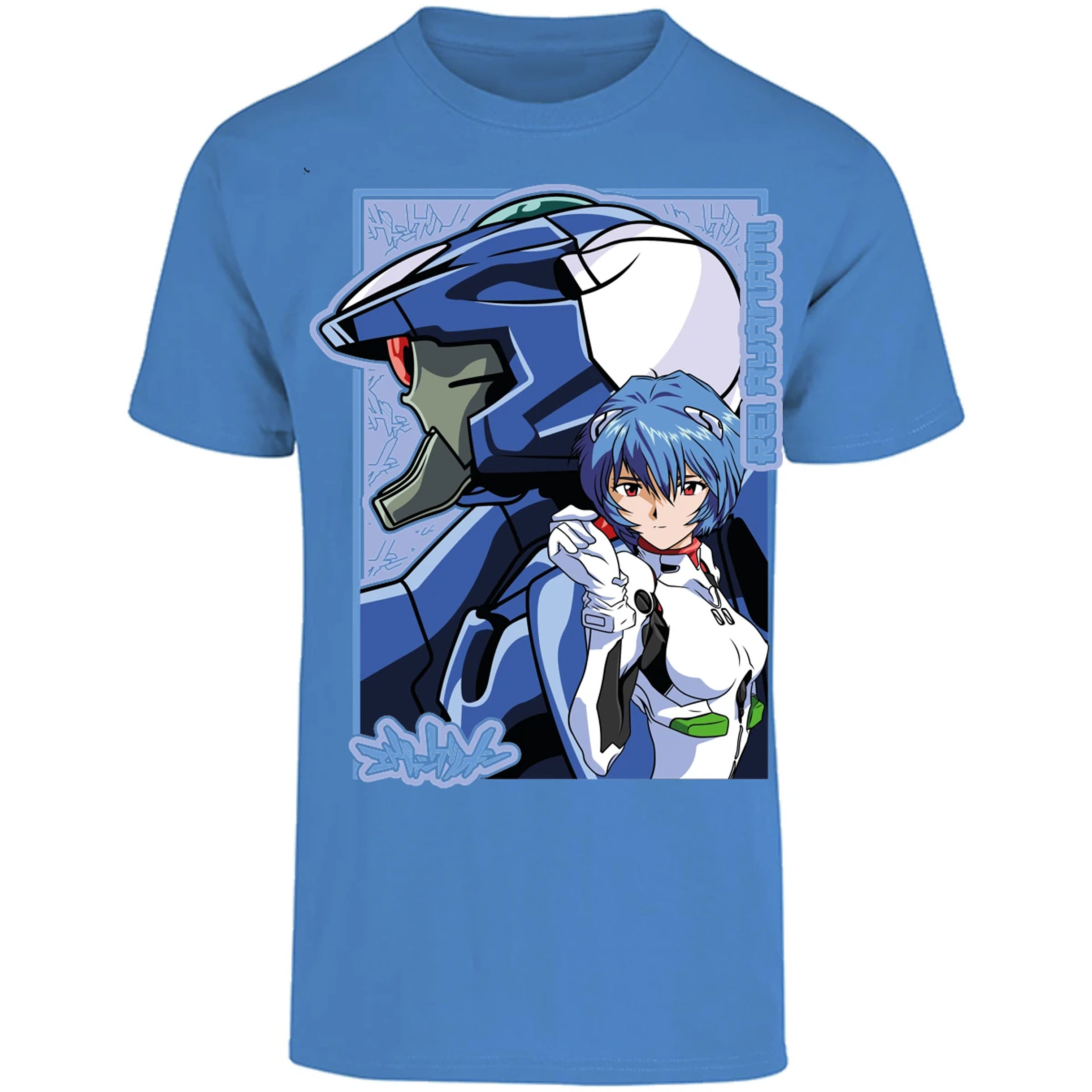 Playera Evangelion Rei Eva 02 para Adulto 43
