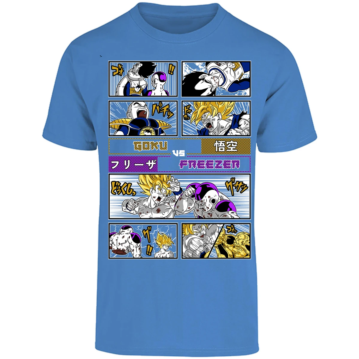 Playera Dragon Ball Goku Vs Freezer para Adulto 16