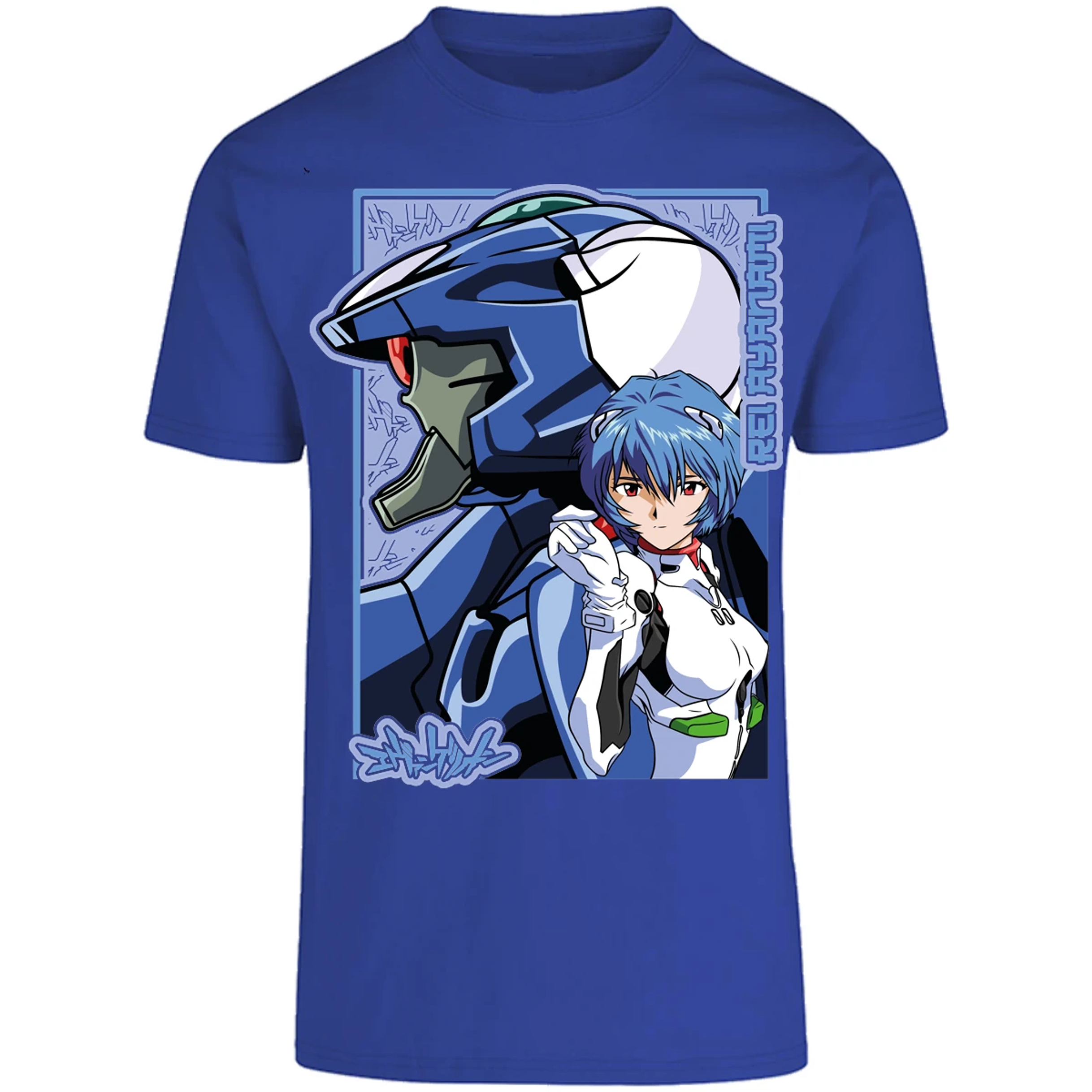 Playera Evangelion Rei Eva 02 para Adulto 47