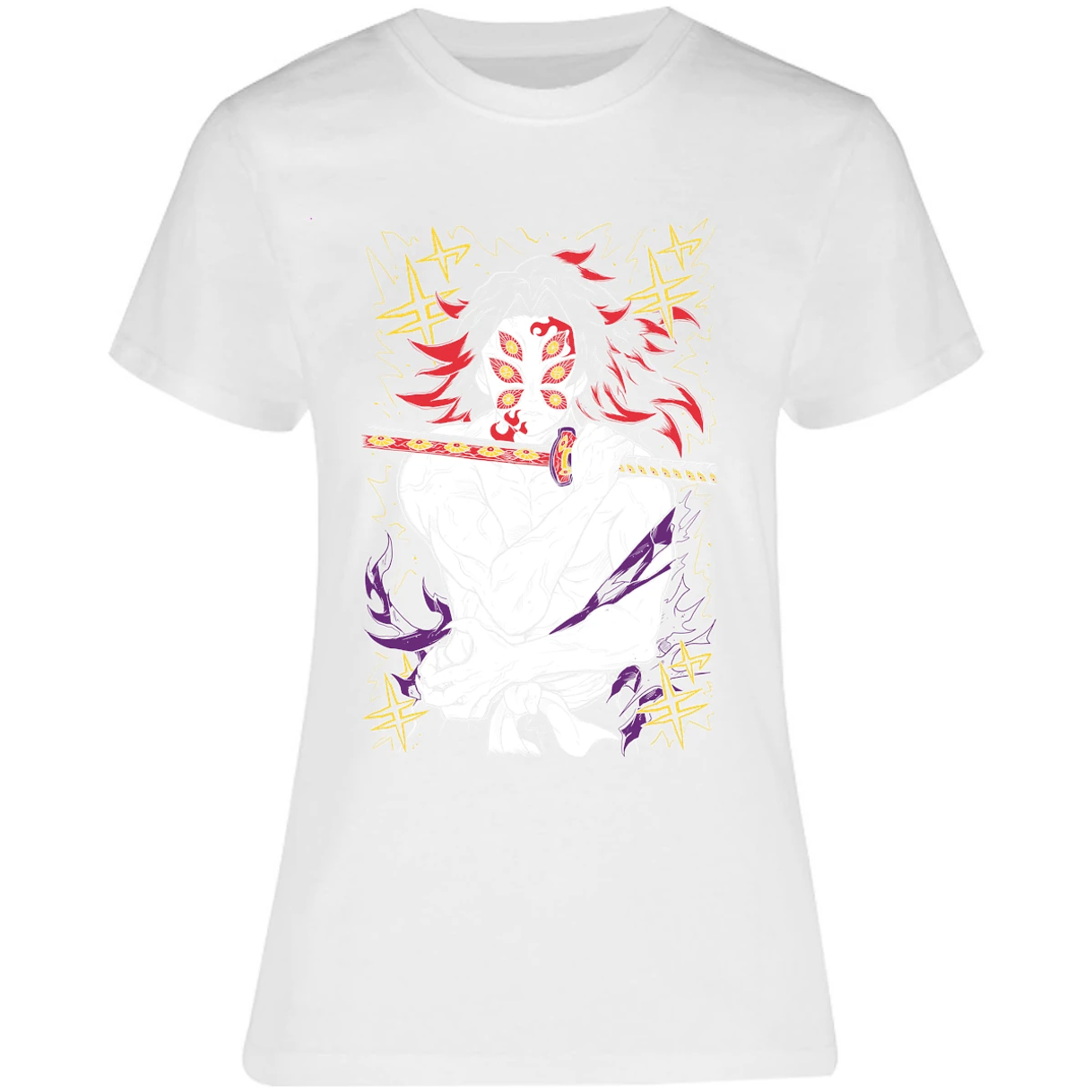 Blusa Demon Slayer Kokushibo Kny Blusa para Mujer 10