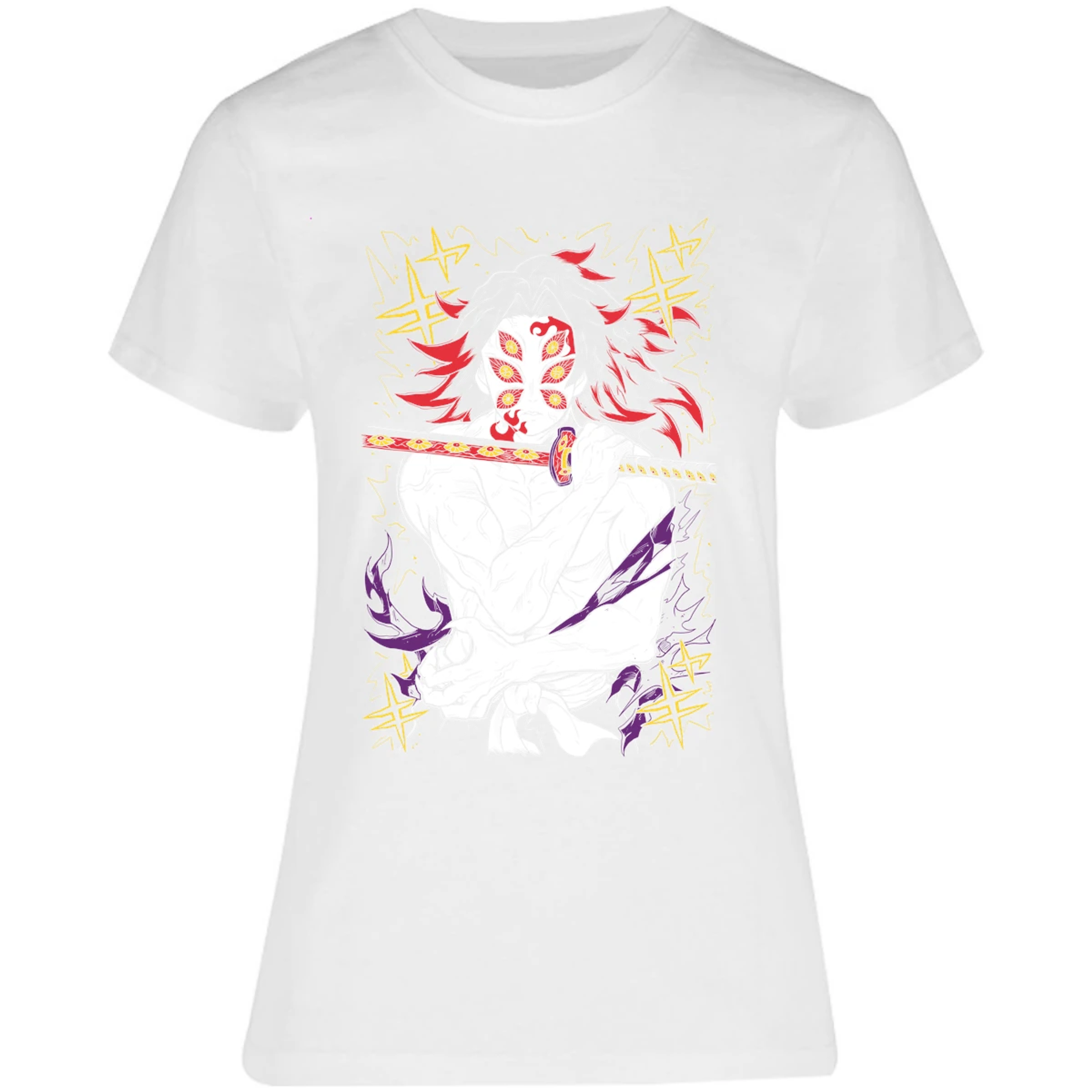 Blusa Demon Slayer Kokushibo Kny Blusa para Mujer 10