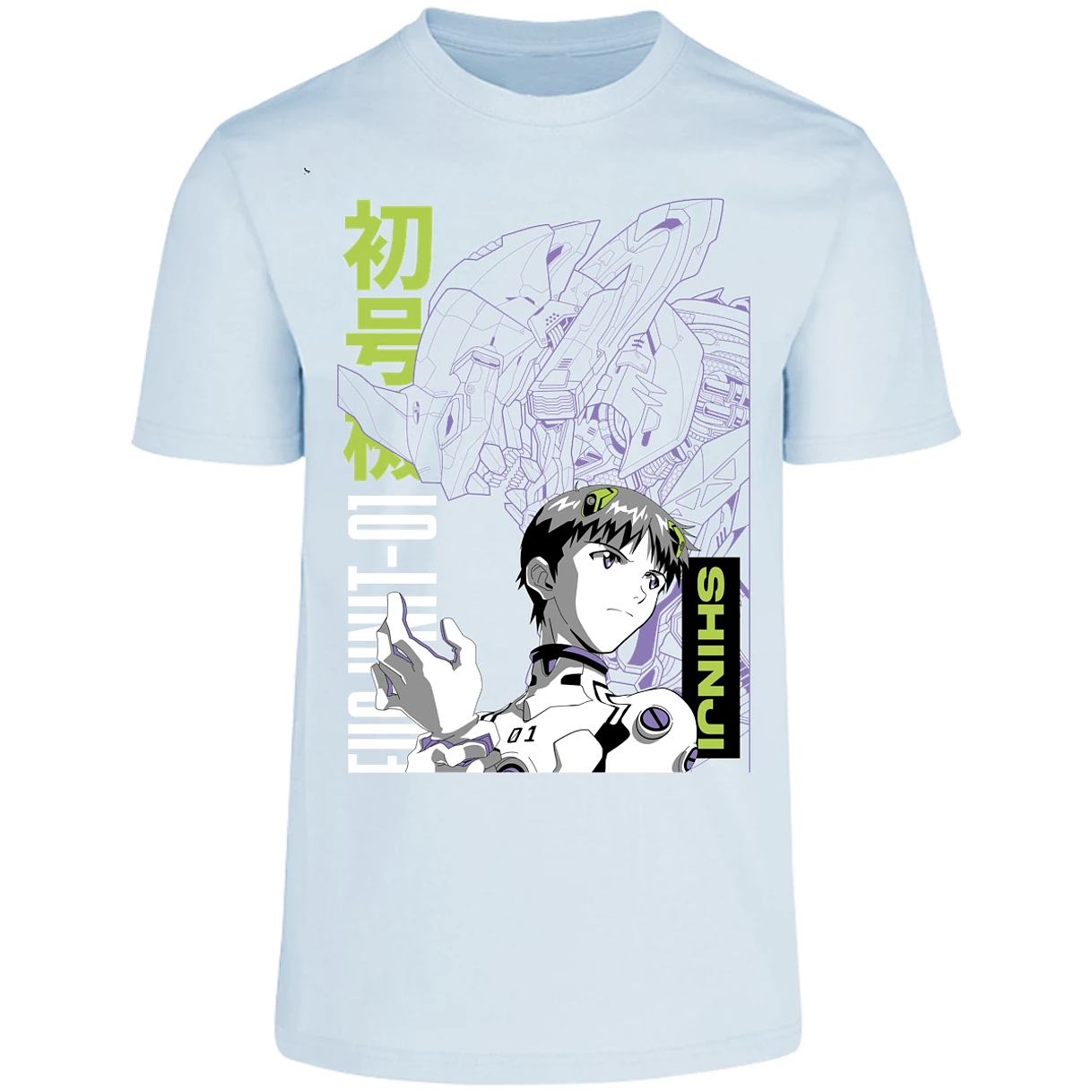 Playera Evangelion Shinji para Adulto 11