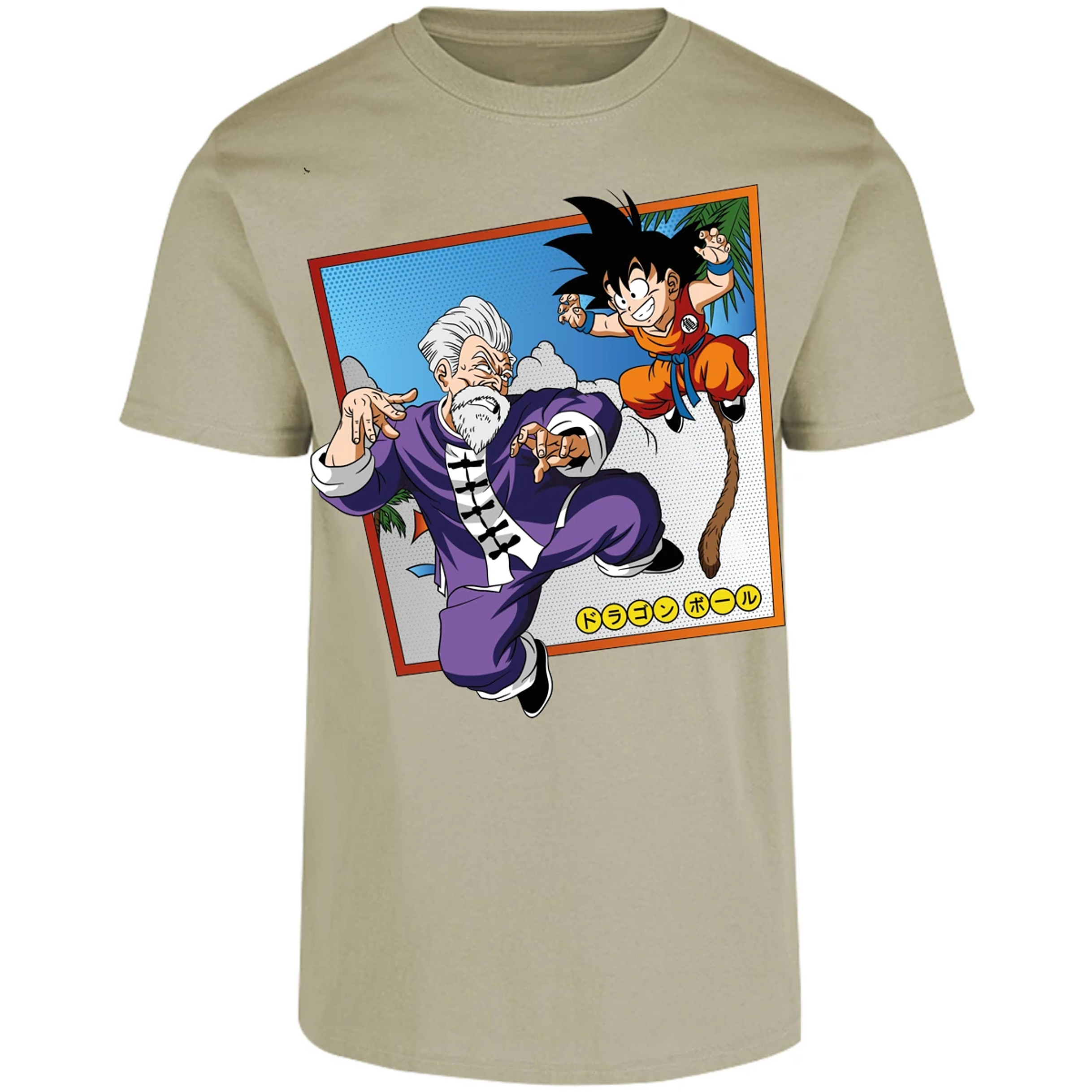 Playera Dragon Ball Goku Vs Jackie Shun para Adulto 30