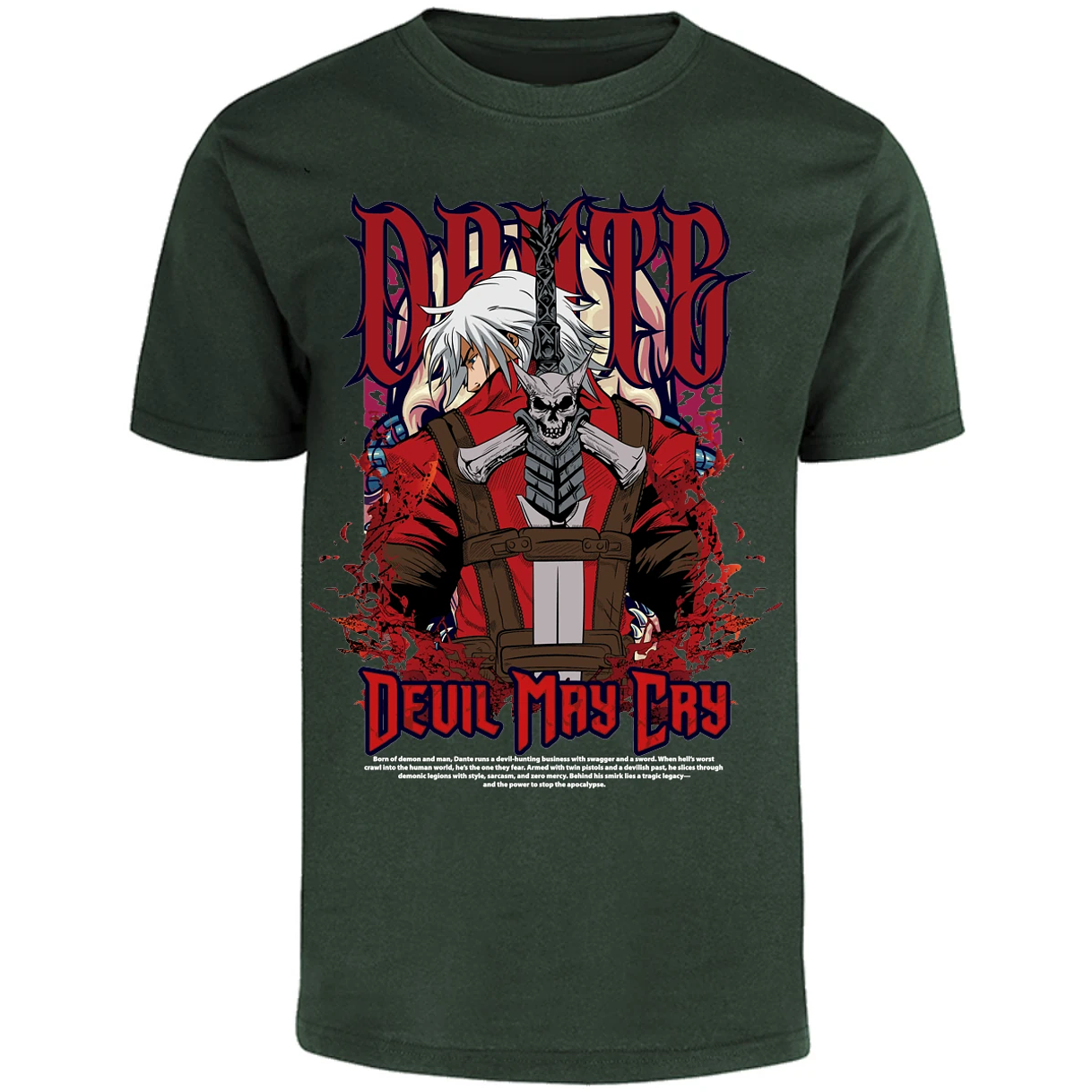 Playera Devil May Cry Devil May Cry Dante para Adulto 14