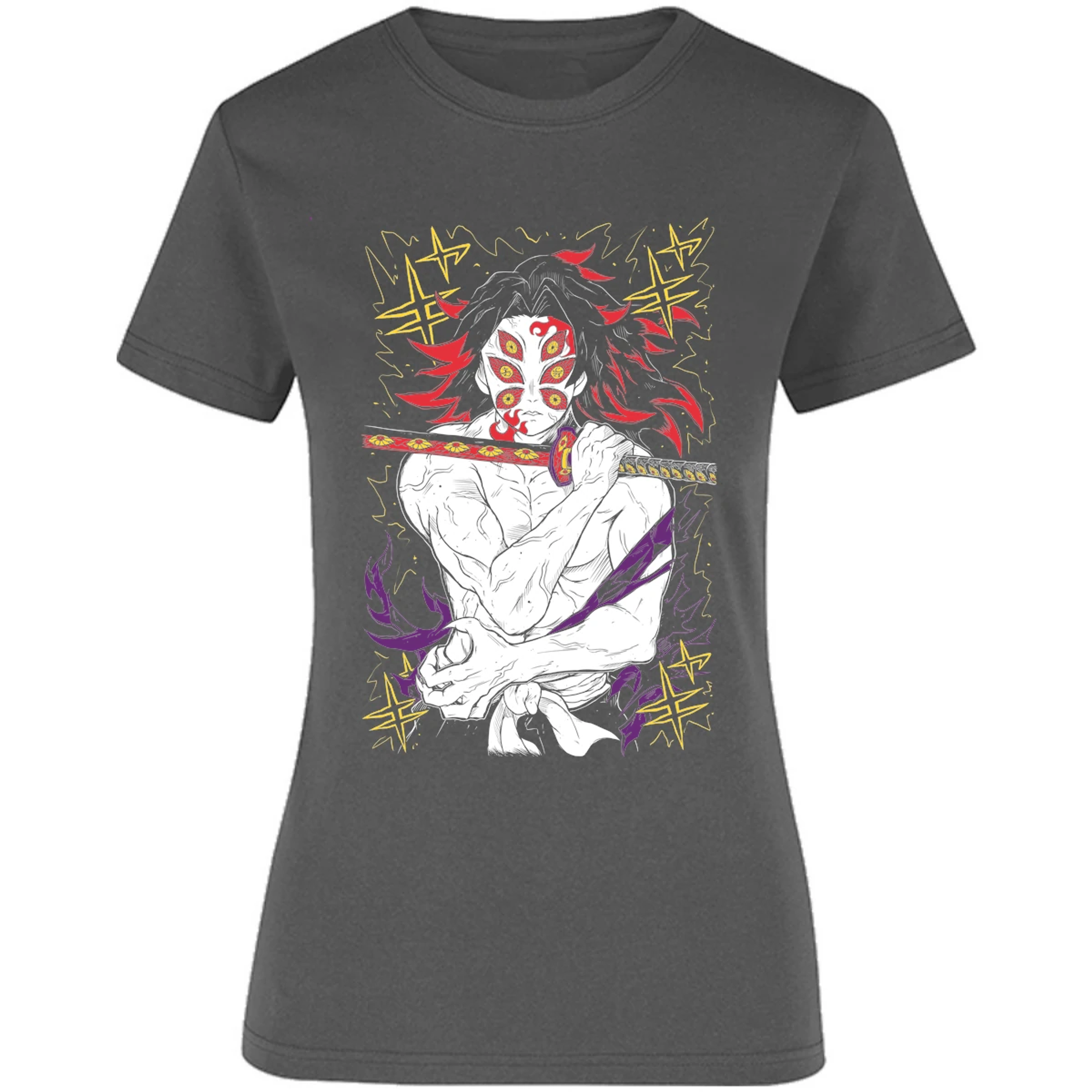 Blusa Demon Slayer Kokushibo Kny Blusa para Mujer 5