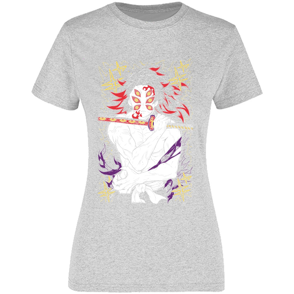 Blusa Demon Slayer Kokushibo Kny Blusa para Mujer 8