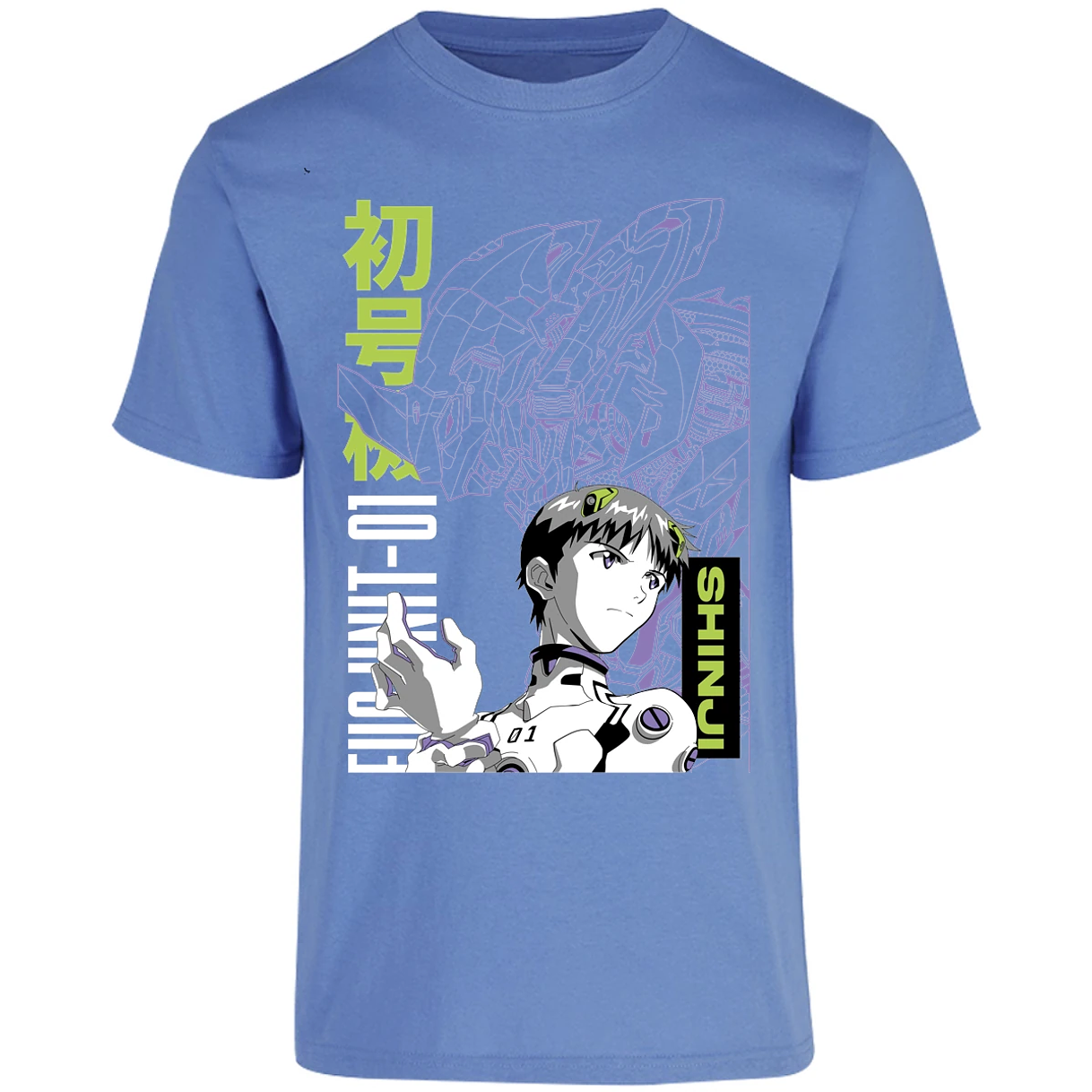 Playera Evangelion Shinji para Adulto 15