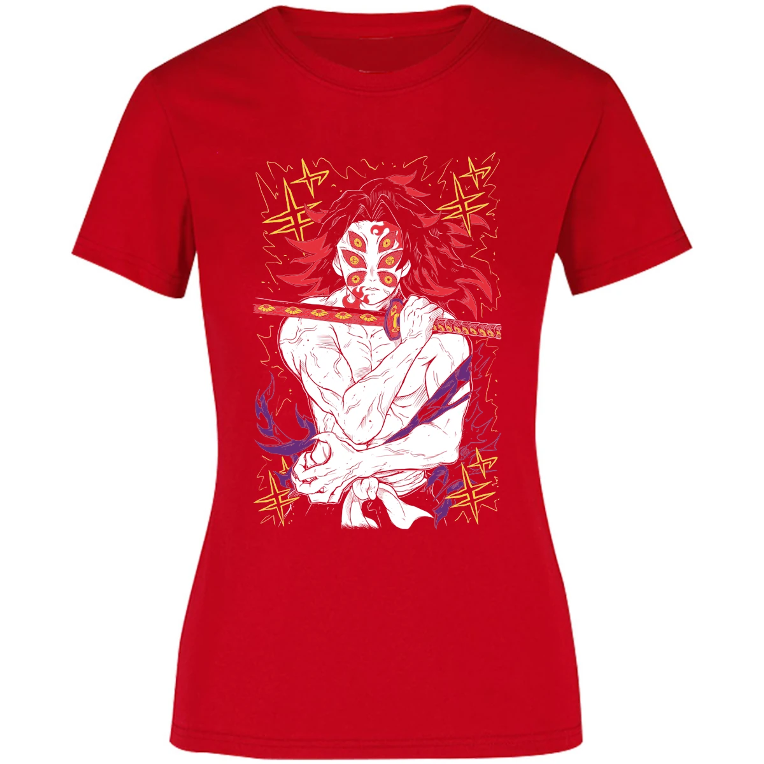 Blusa Demon Slayer Kokushibo Kny Blusa para Mujer 15