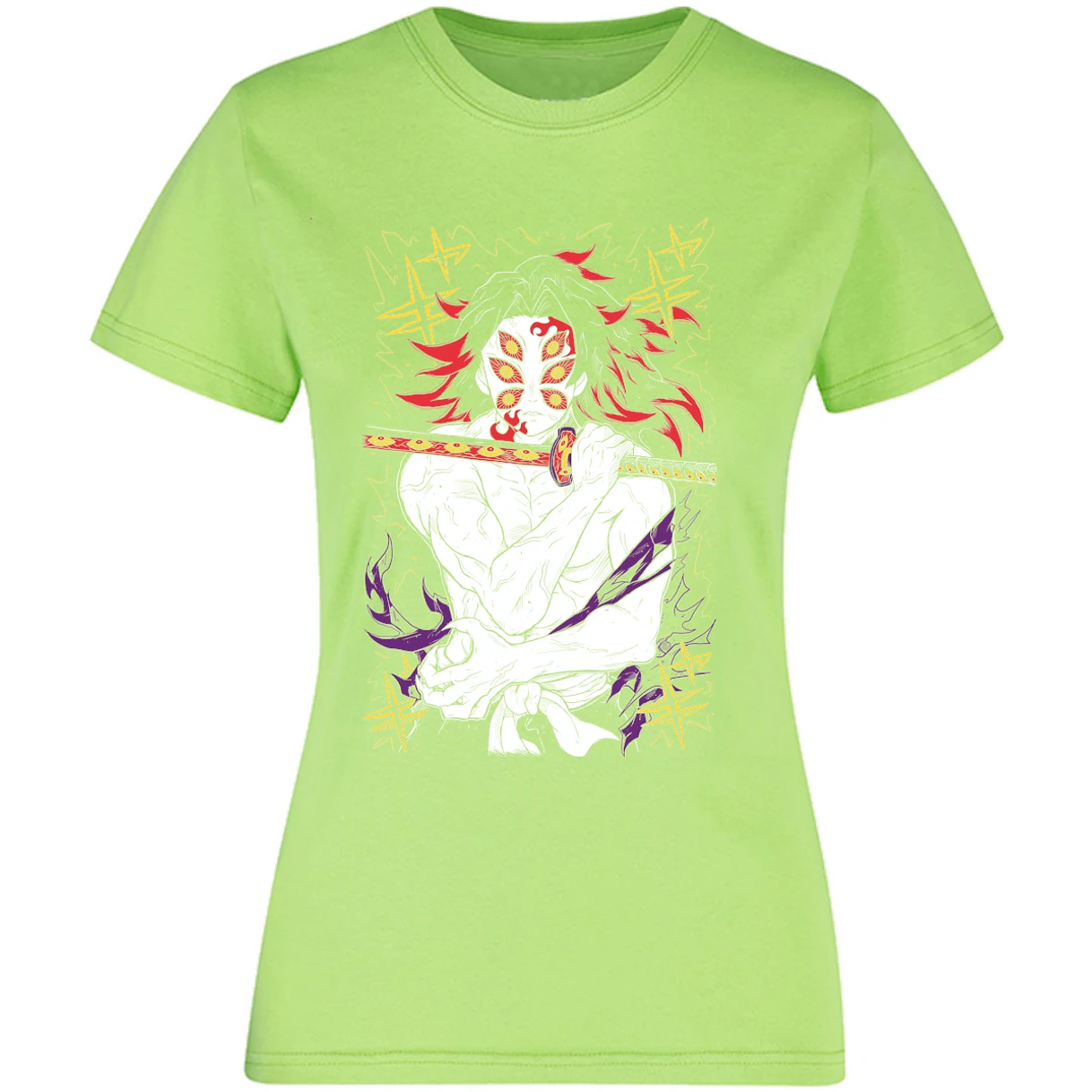 Blusa Demon Slayer Kokushibo Kny Blusa para Mujer 16