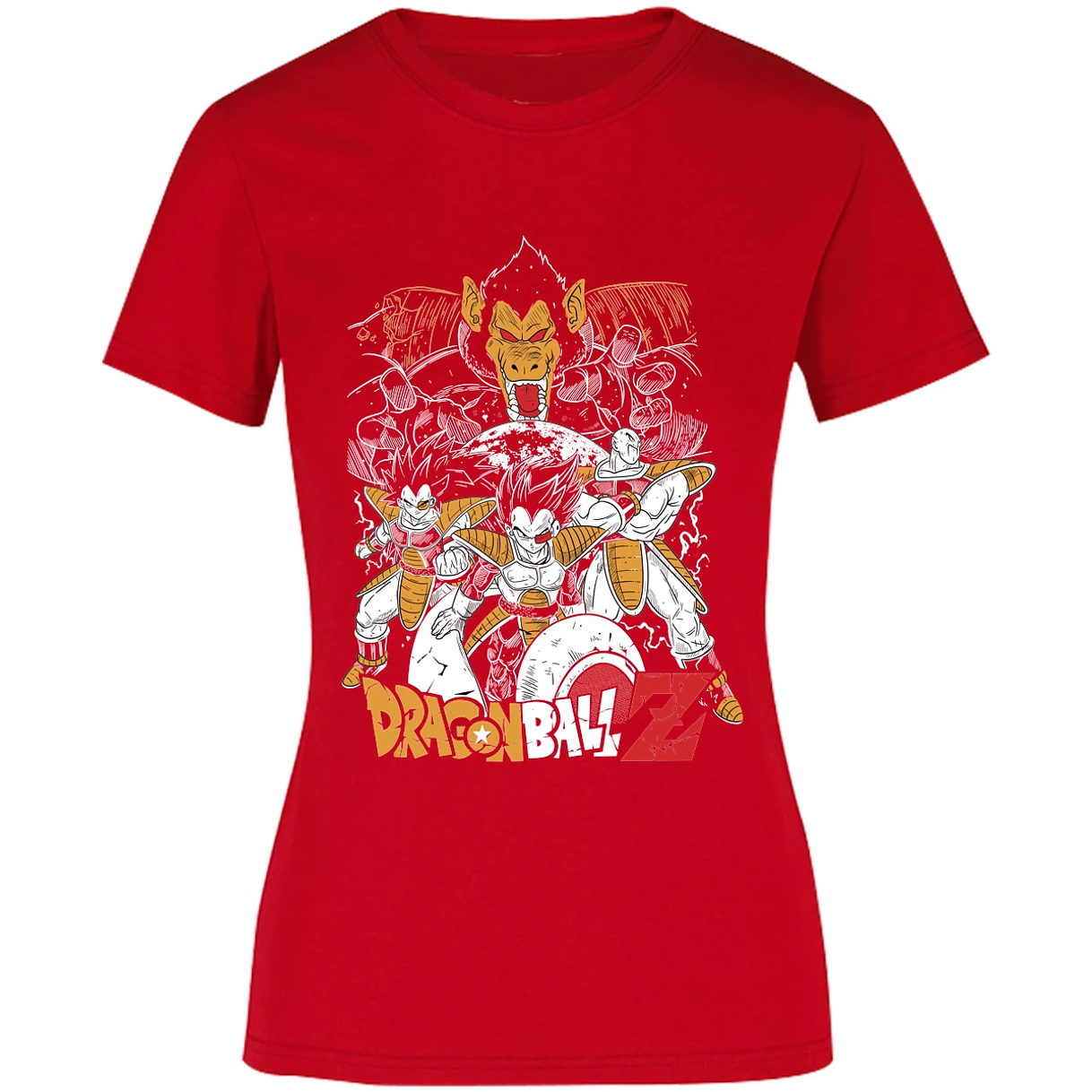 Blusa Dragon Ball Vegeta Nappa Blusa para Mujer 10