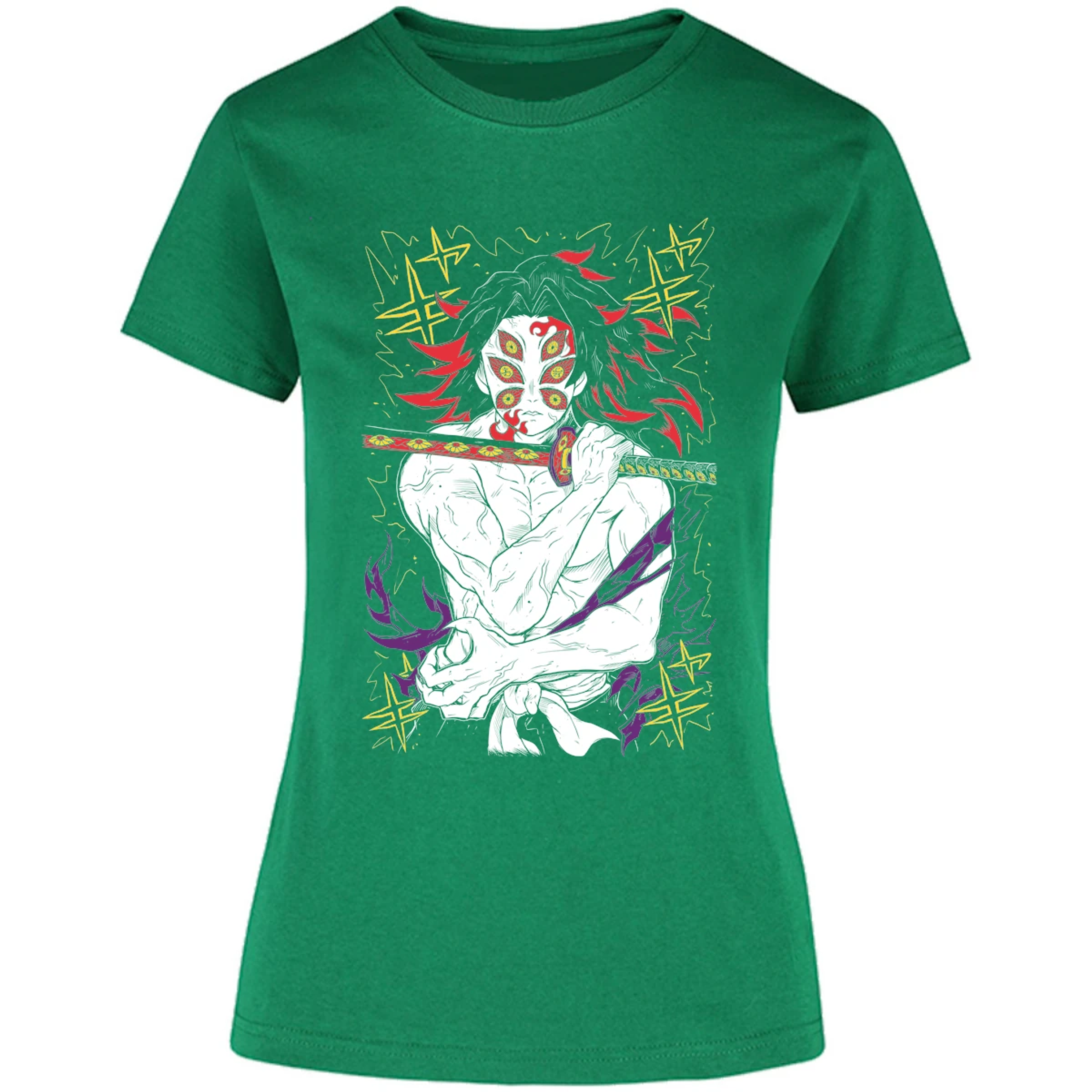 Blusa Demon Slayer Kokushibo Kny Blusa para Mujer 14