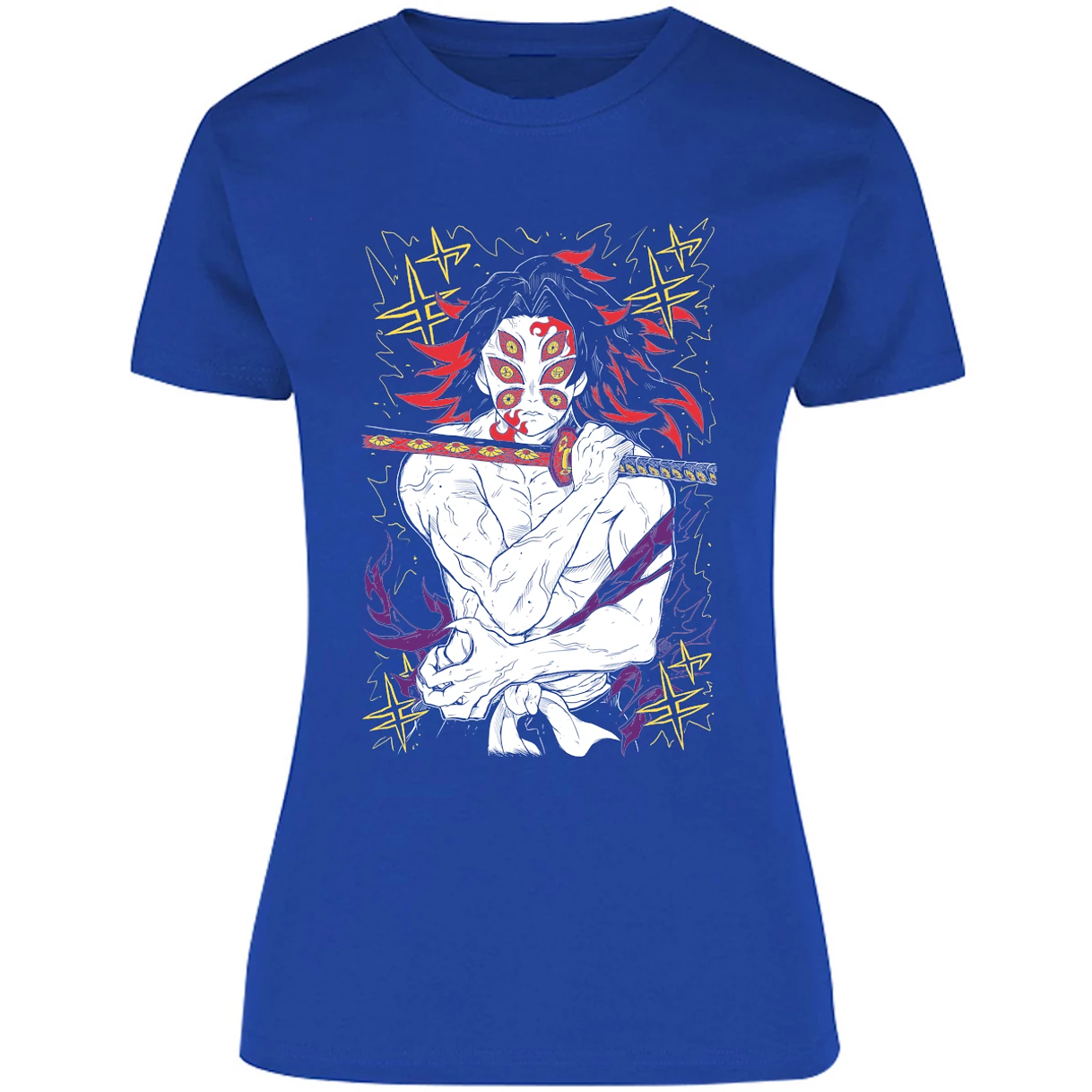 Blusa Demon Slayer Kokushibo Kny Blusa para Mujer 7