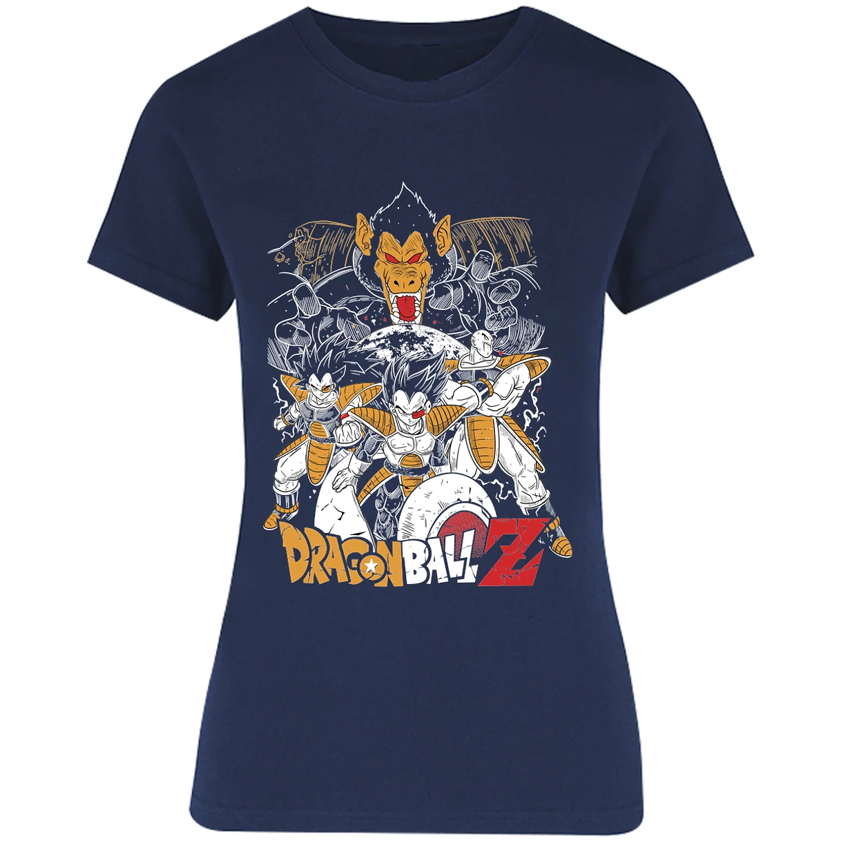 Blusa Dragon Ball Vegeta Nappa Blusa para Mujer 16