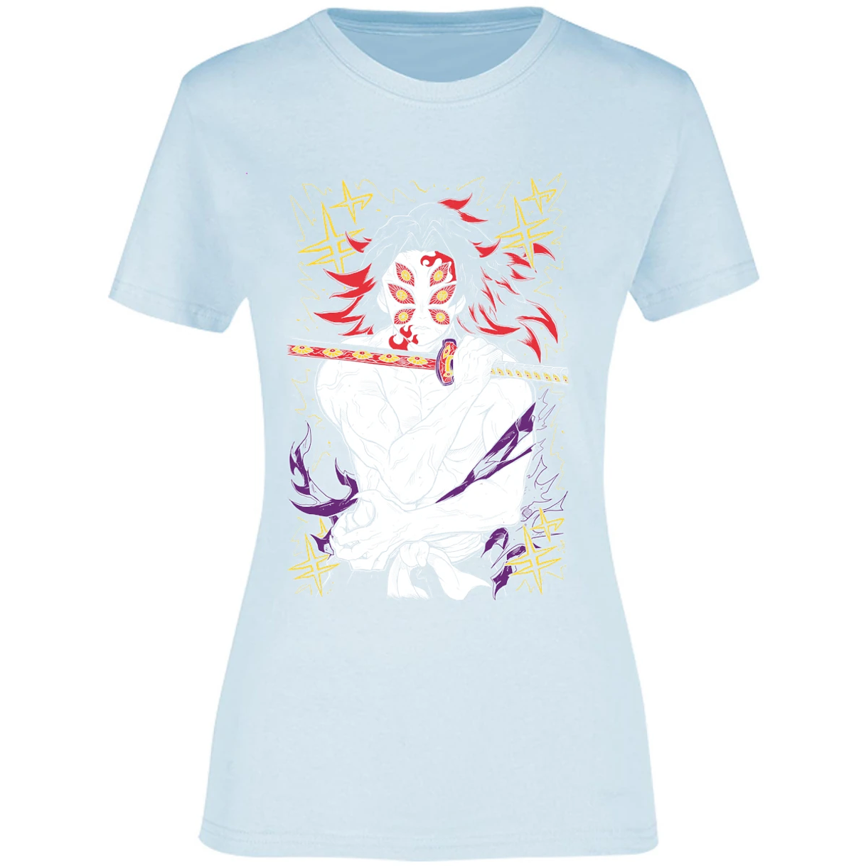 Blusa Demon Slayer Kokushibo Kny Blusa para Mujer 2
