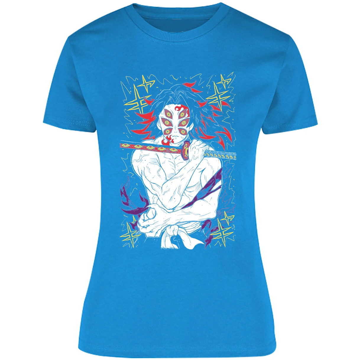 Blusa Demon Slayer Kokushibo Kny Blusa para Mujer 1