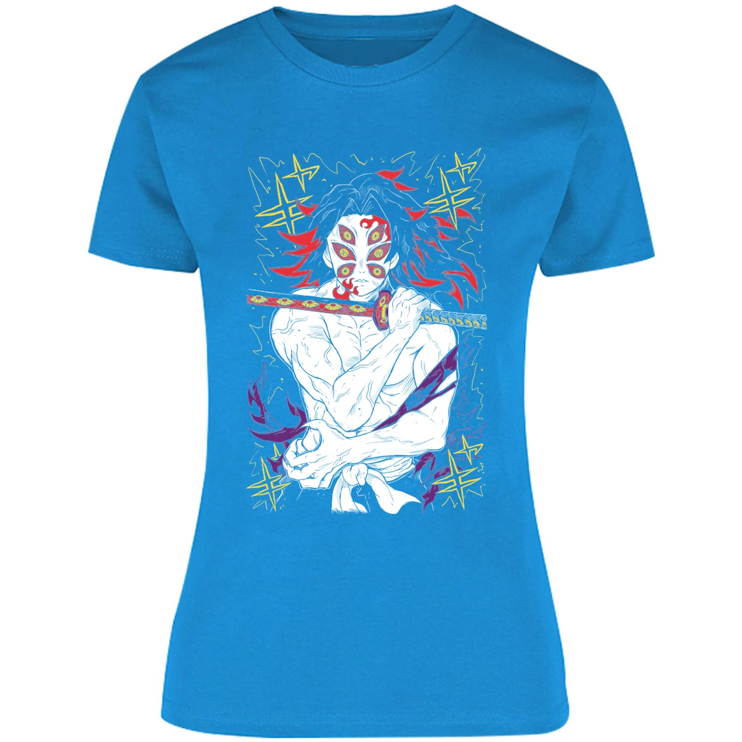 Blusa Demon Slayer Kokushibo Kny Blusa para Mujer 1