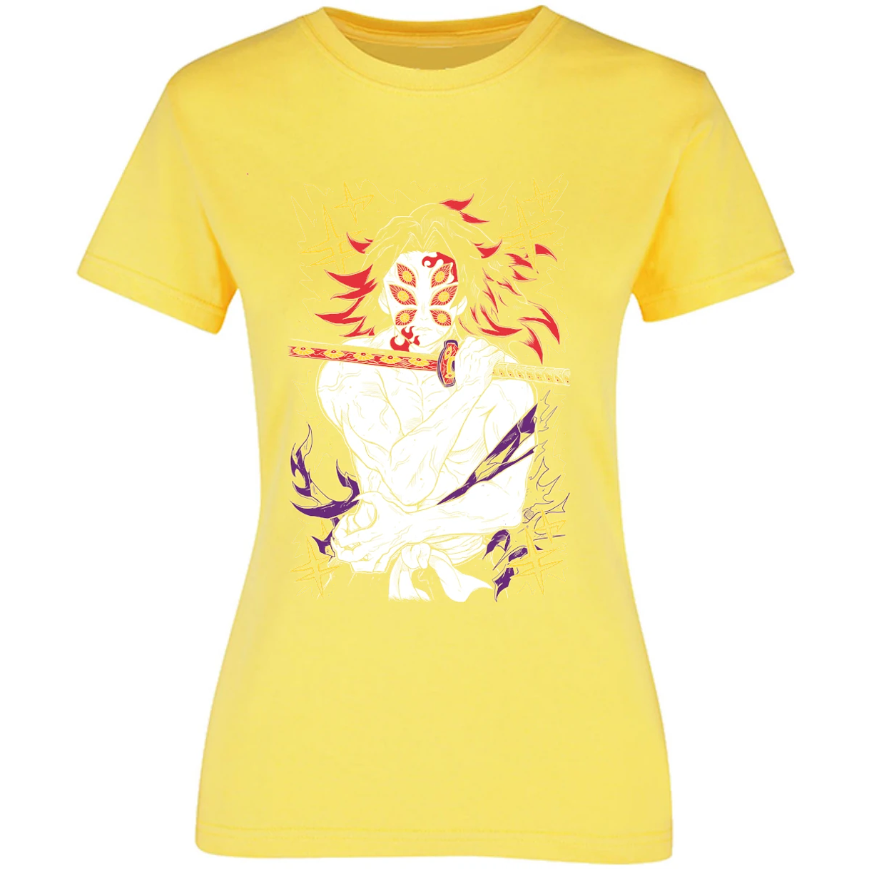 Blusa Demon Slayer Kokushibo Kny Blusa para Mujer 4