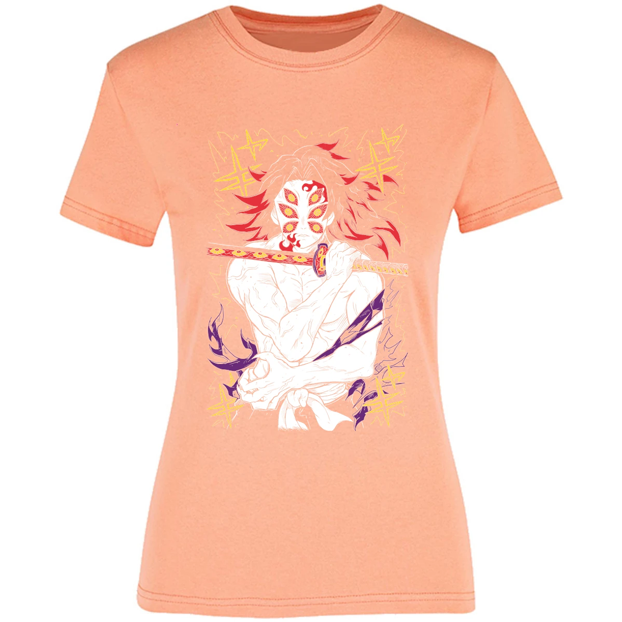 Blusa Demon Slayer Kokushibo Kny Blusa para Mujer 9