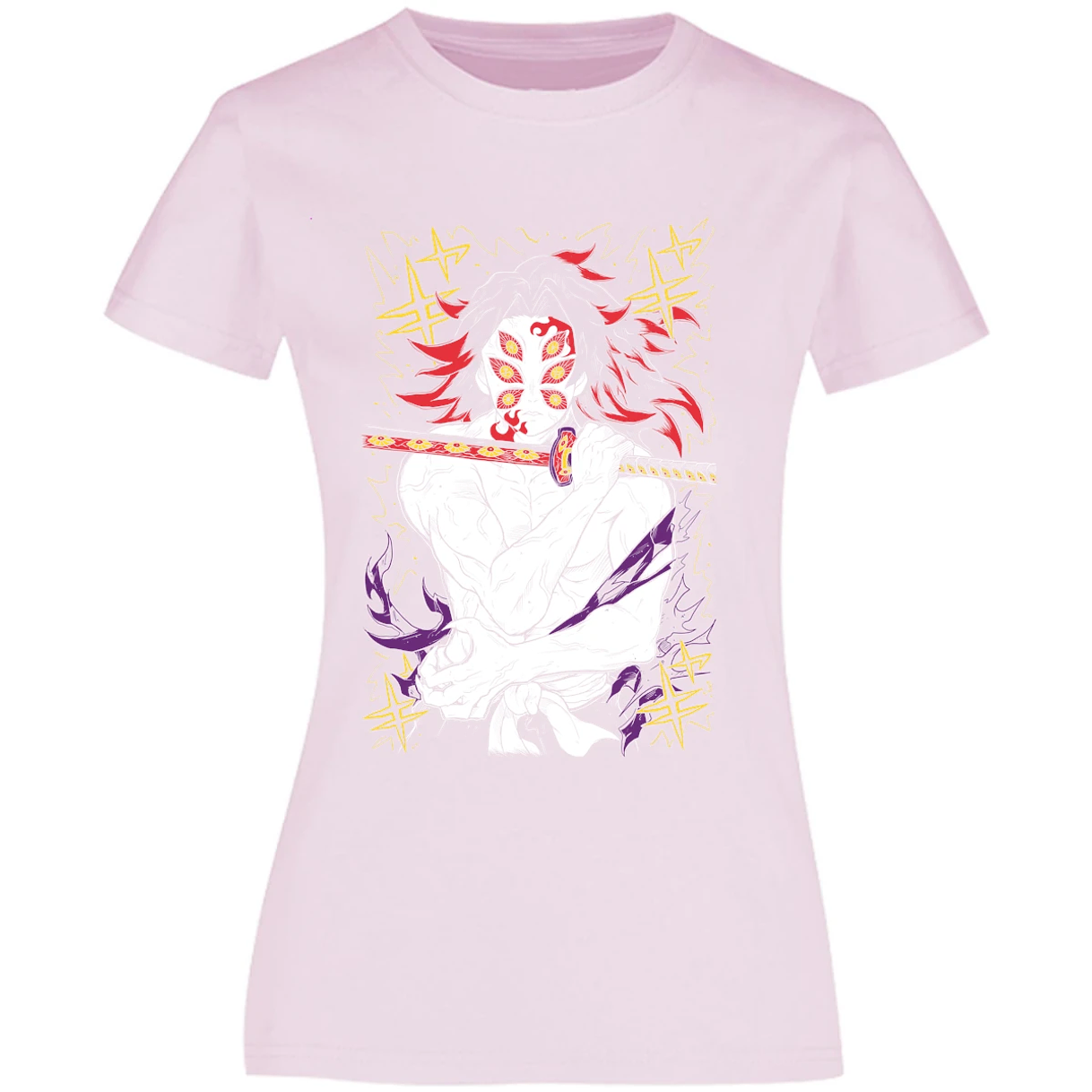 Blusa Demon Slayer Kokushibo Kny Blusa para Mujer 11