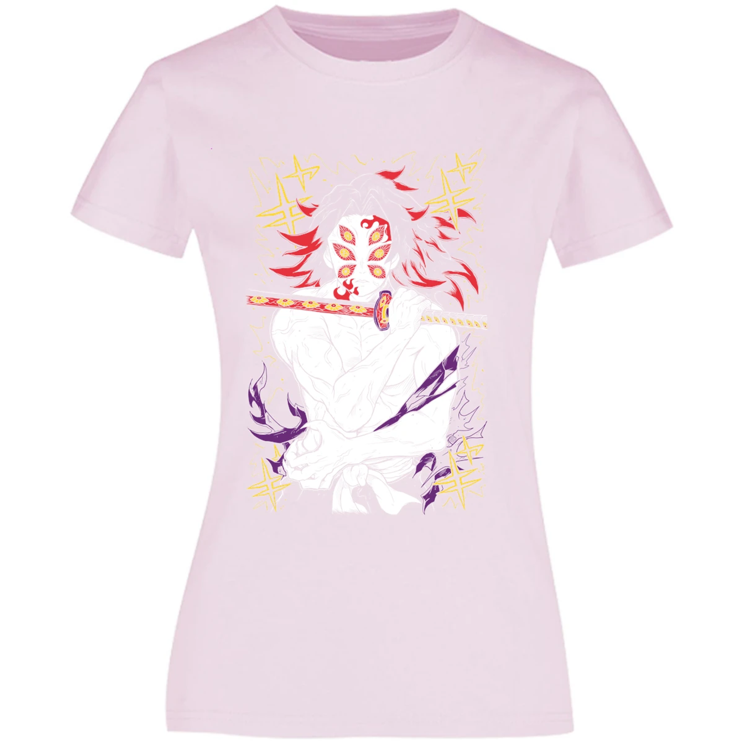 Blusa Demon Slayer Kokushibo Kny Blusa para Mujer 11