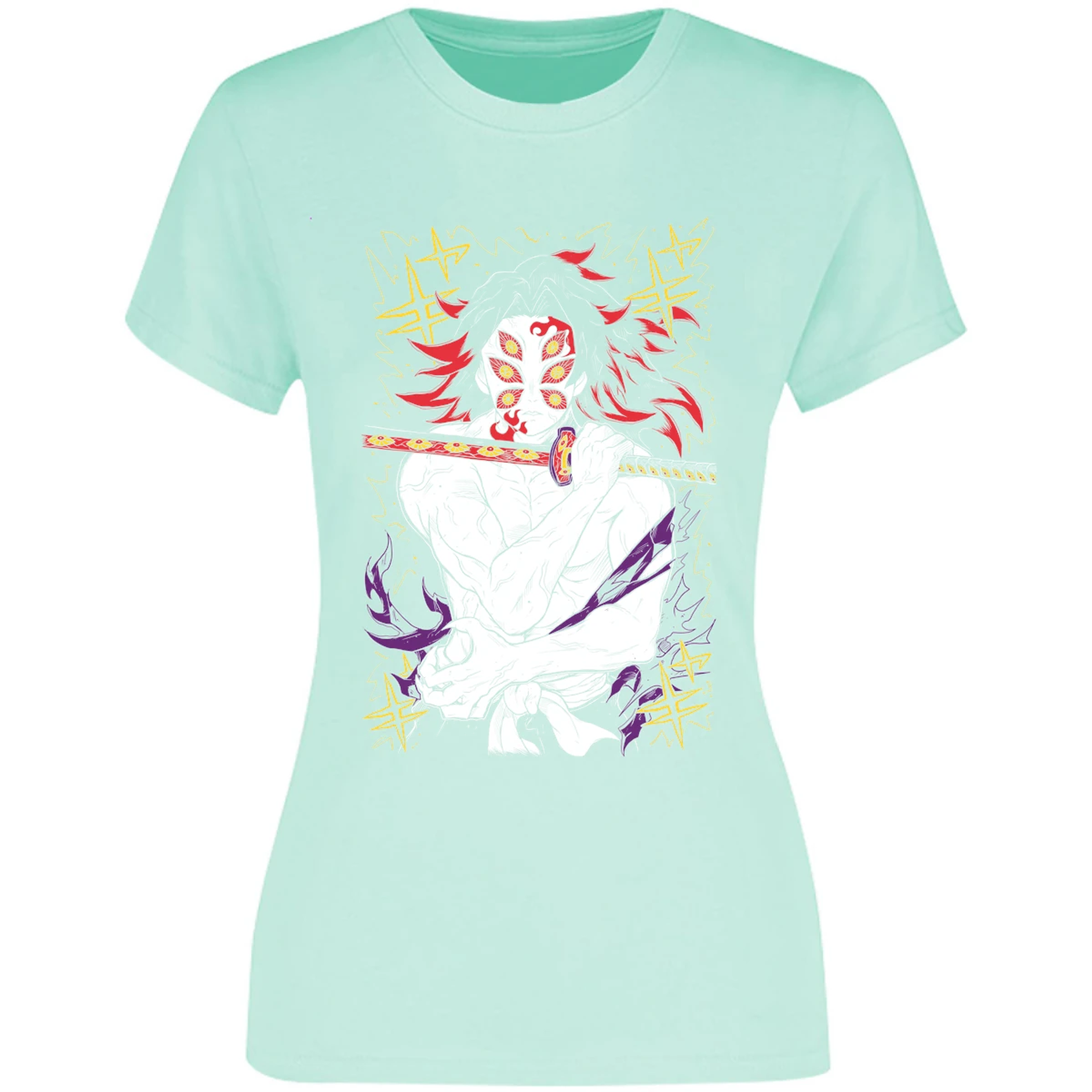 Blusa Demon Slayer Kokushibo Kny Blusa para Mujer 12