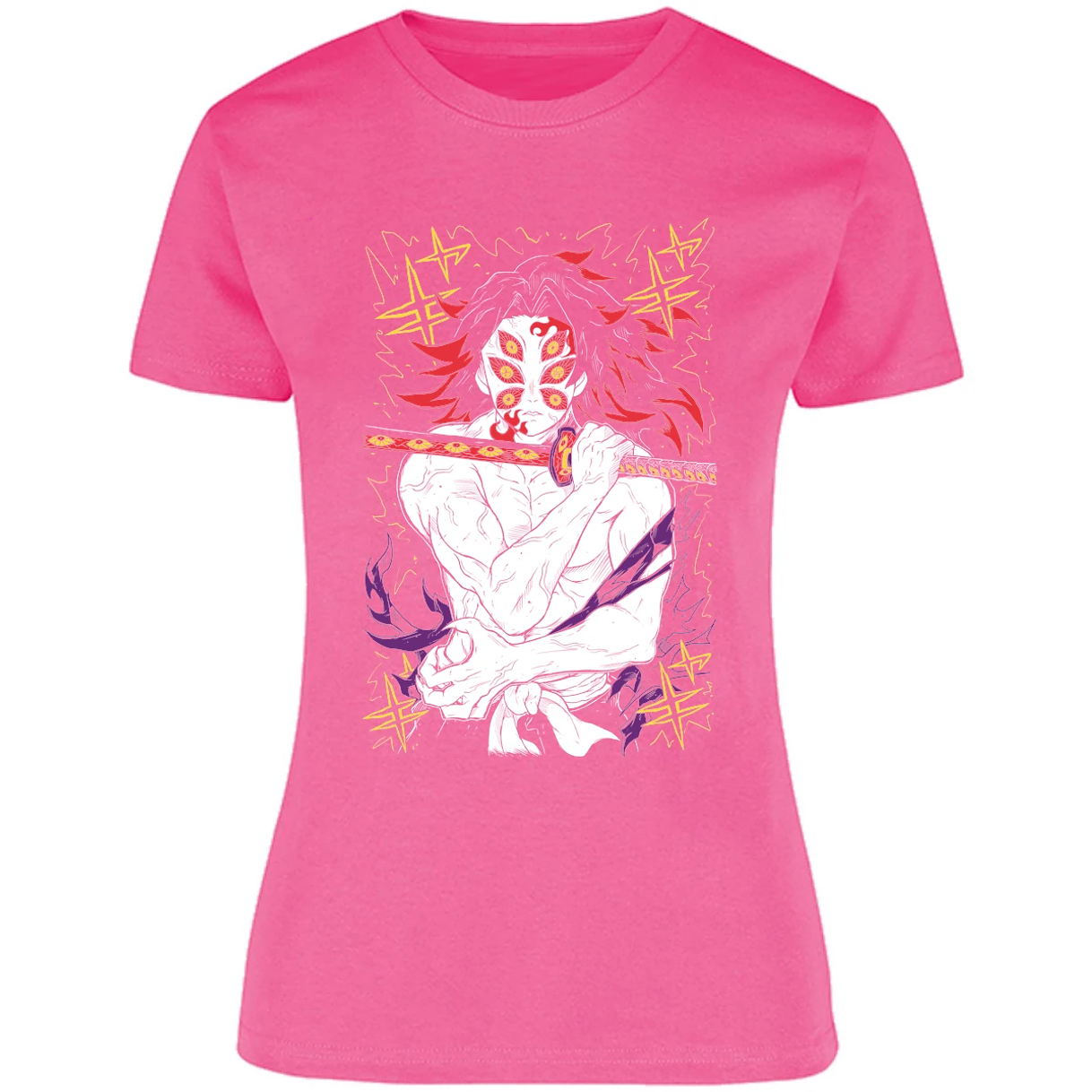 Blusa Demon Slayer Kokushibo Kny Blusa para Mujer 17